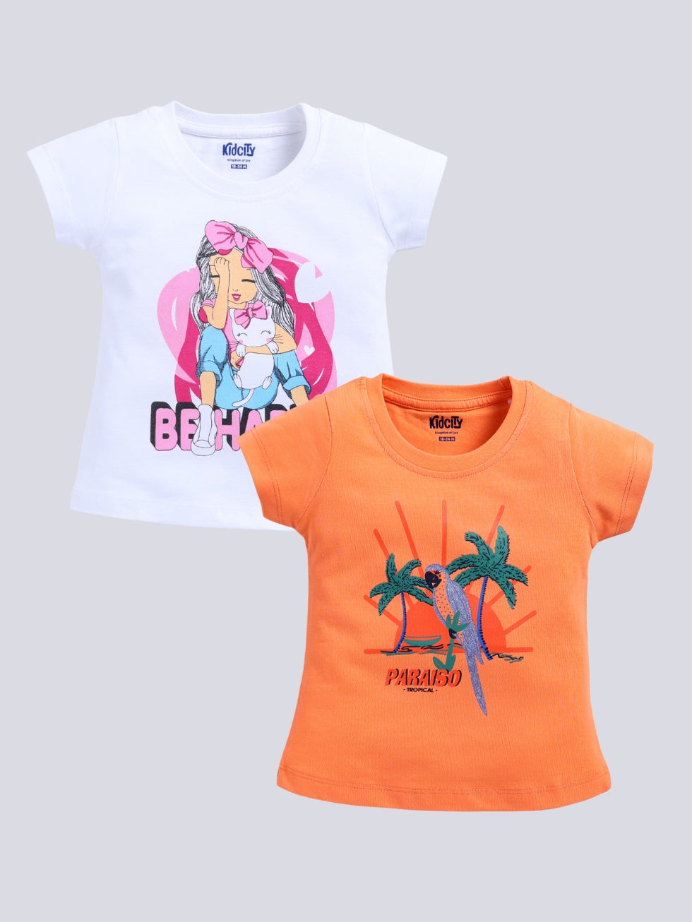 Girl's Basic Combo Set 2pc Top