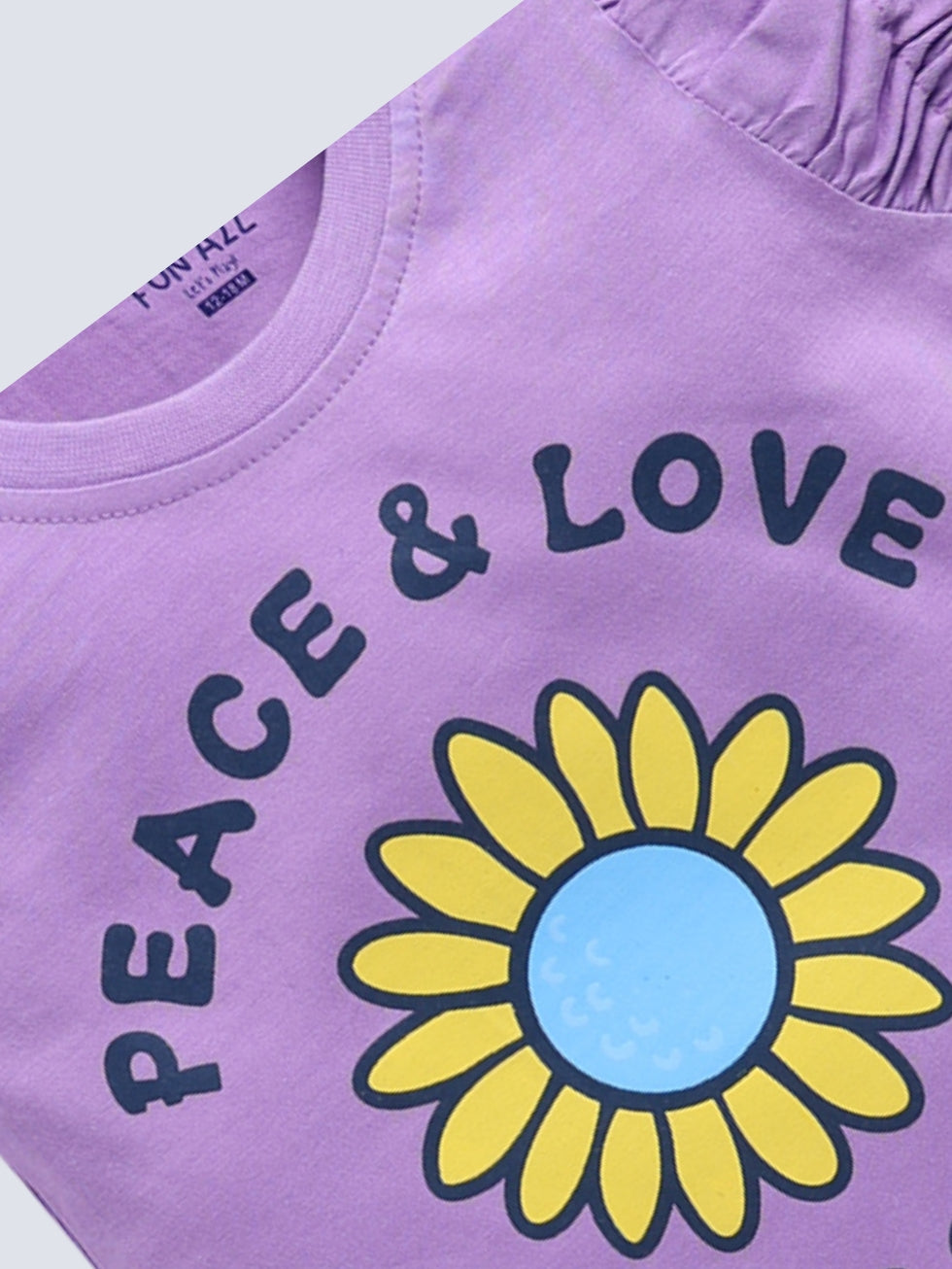 Girls Flower Print Combo Set 2 pc Tops