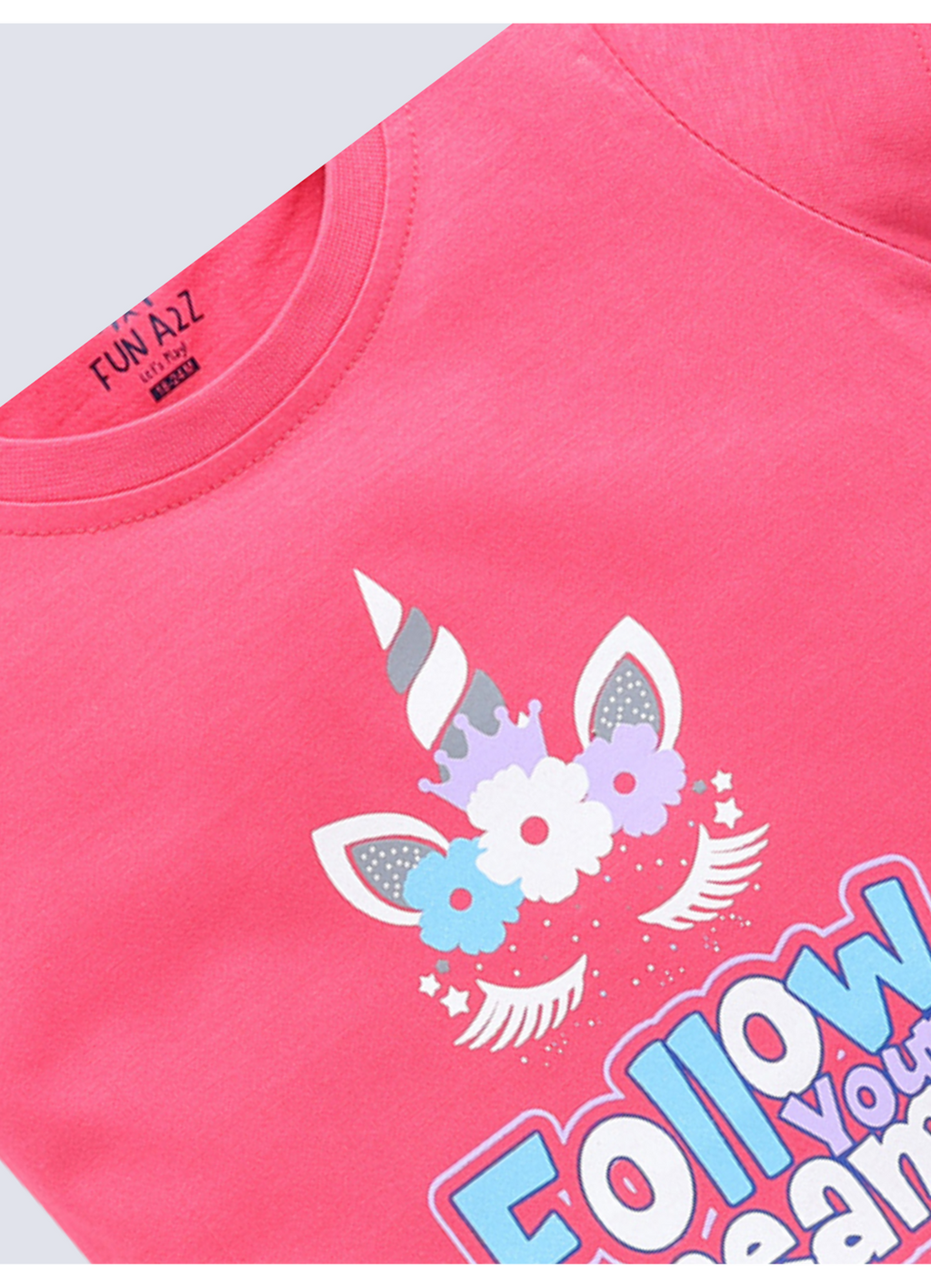 Girls cute Bear Printed Combo Set 2 pc Tops