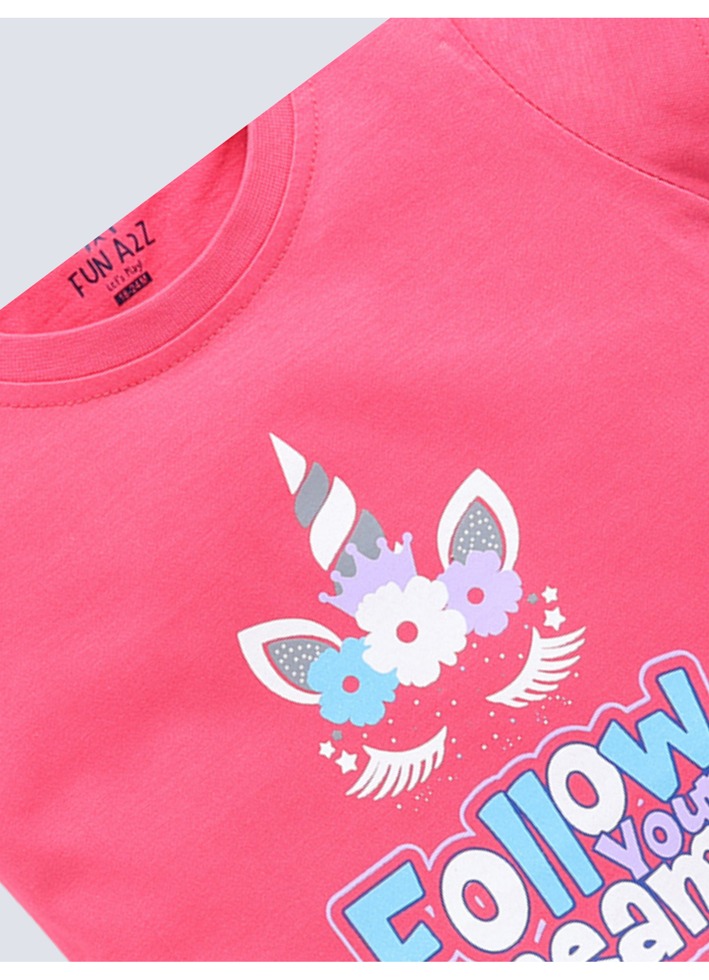 Girls cute Bear Printed Combo Set 2 pc Tops