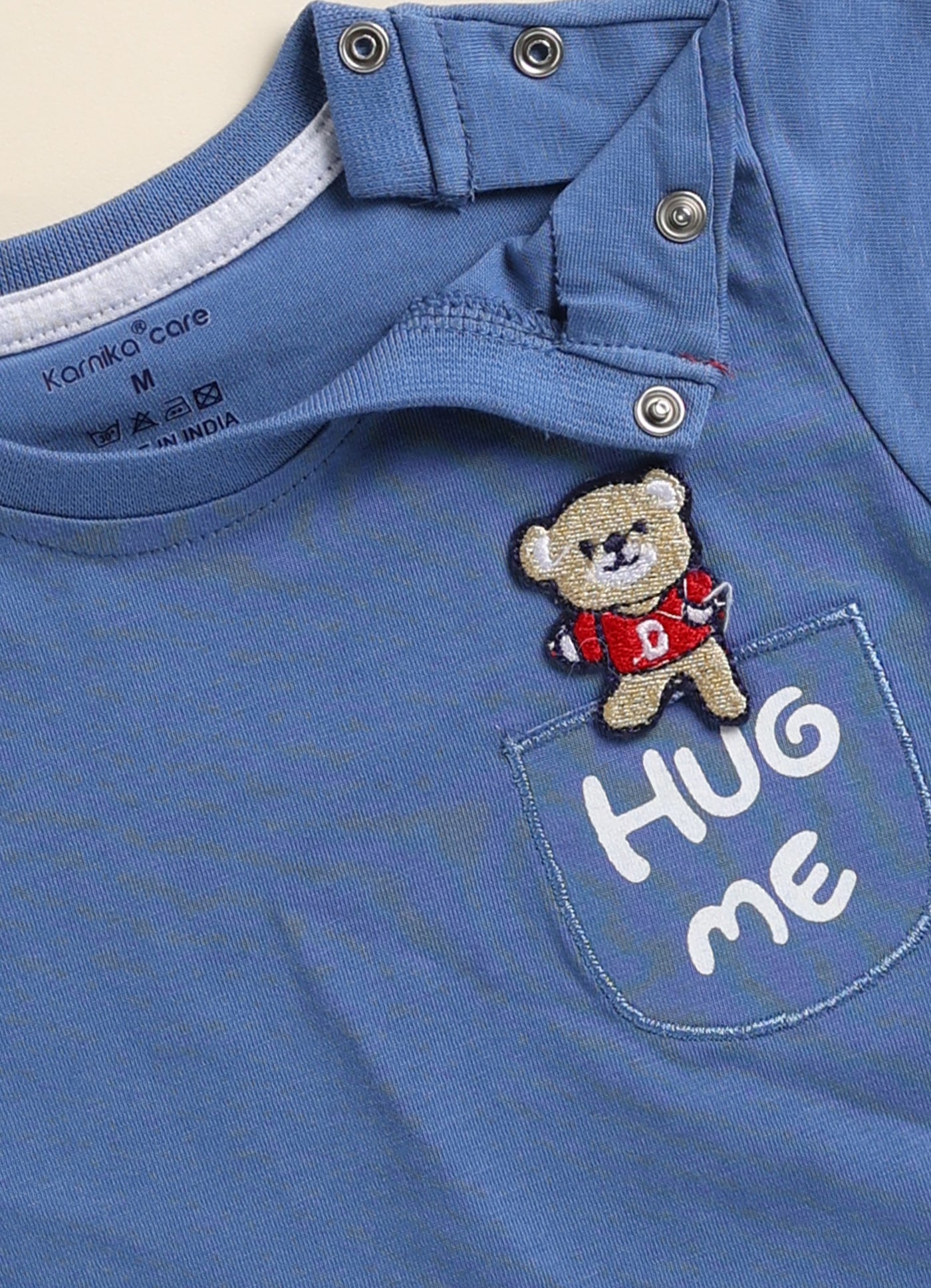 Bear Hug Me Text Knitted Suit Set