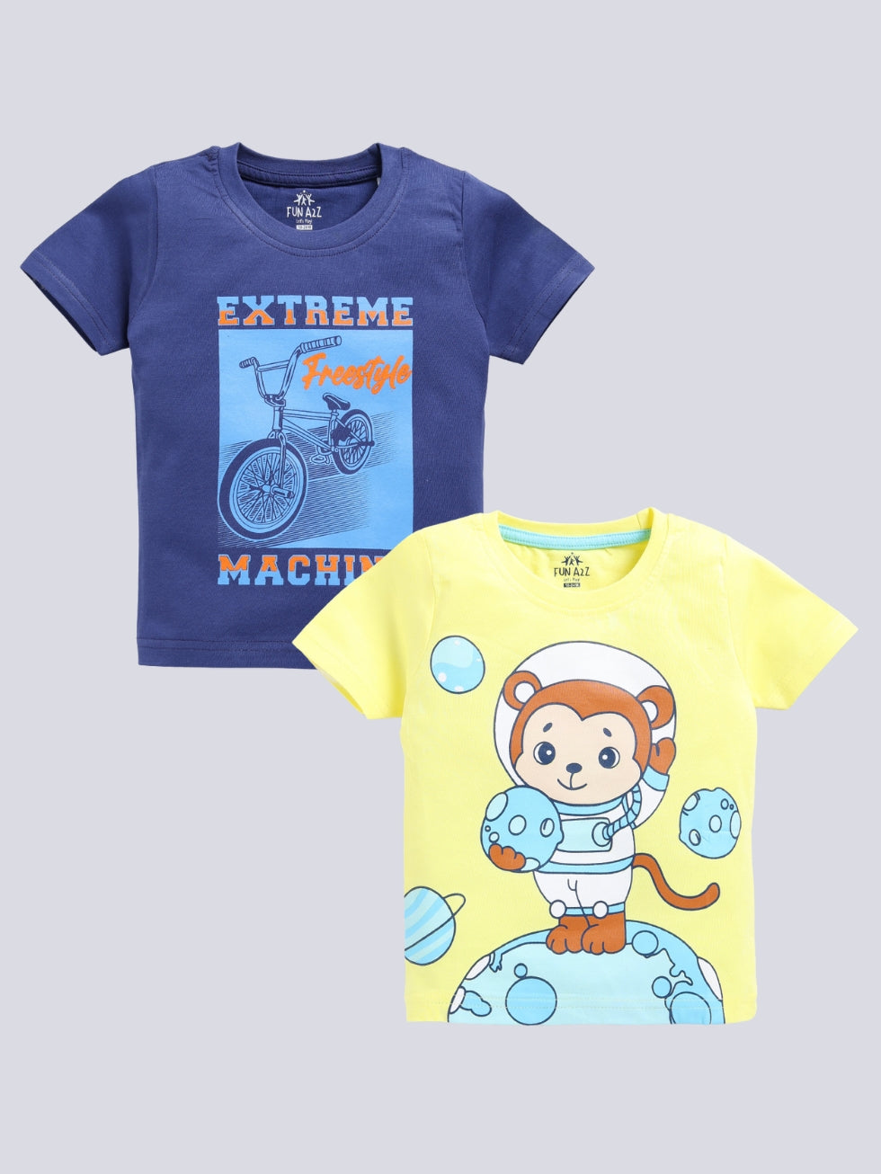 Boy's Basic T-Shirt 2pc Combo Set