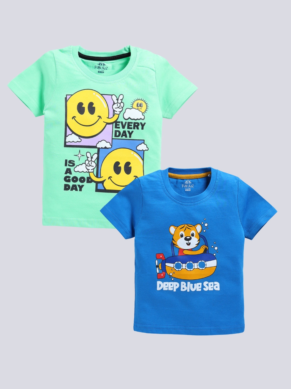 Boy's Basic T-Shirt Combo 2pc Set T-shirt
