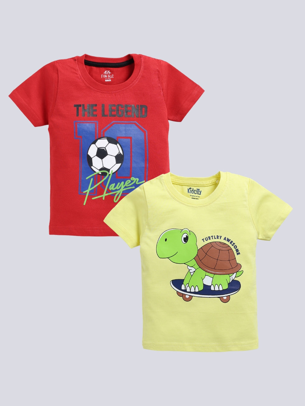 Boy's Basic T-Shirt 2pc Combo Set