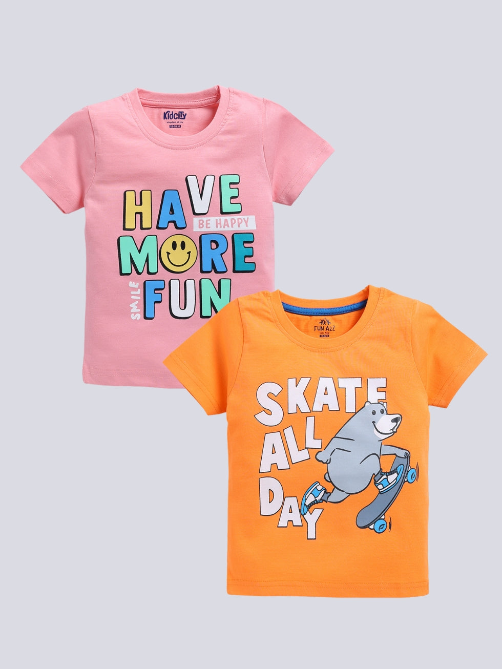 Boy's Basic T-Shirt 2pc Combo Set