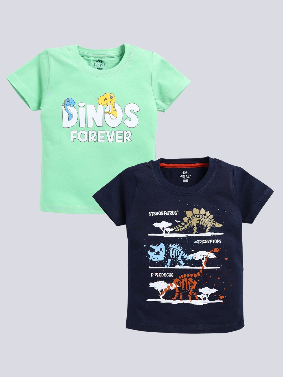 Boy's Basic T-Shirt 2pc Combo Set