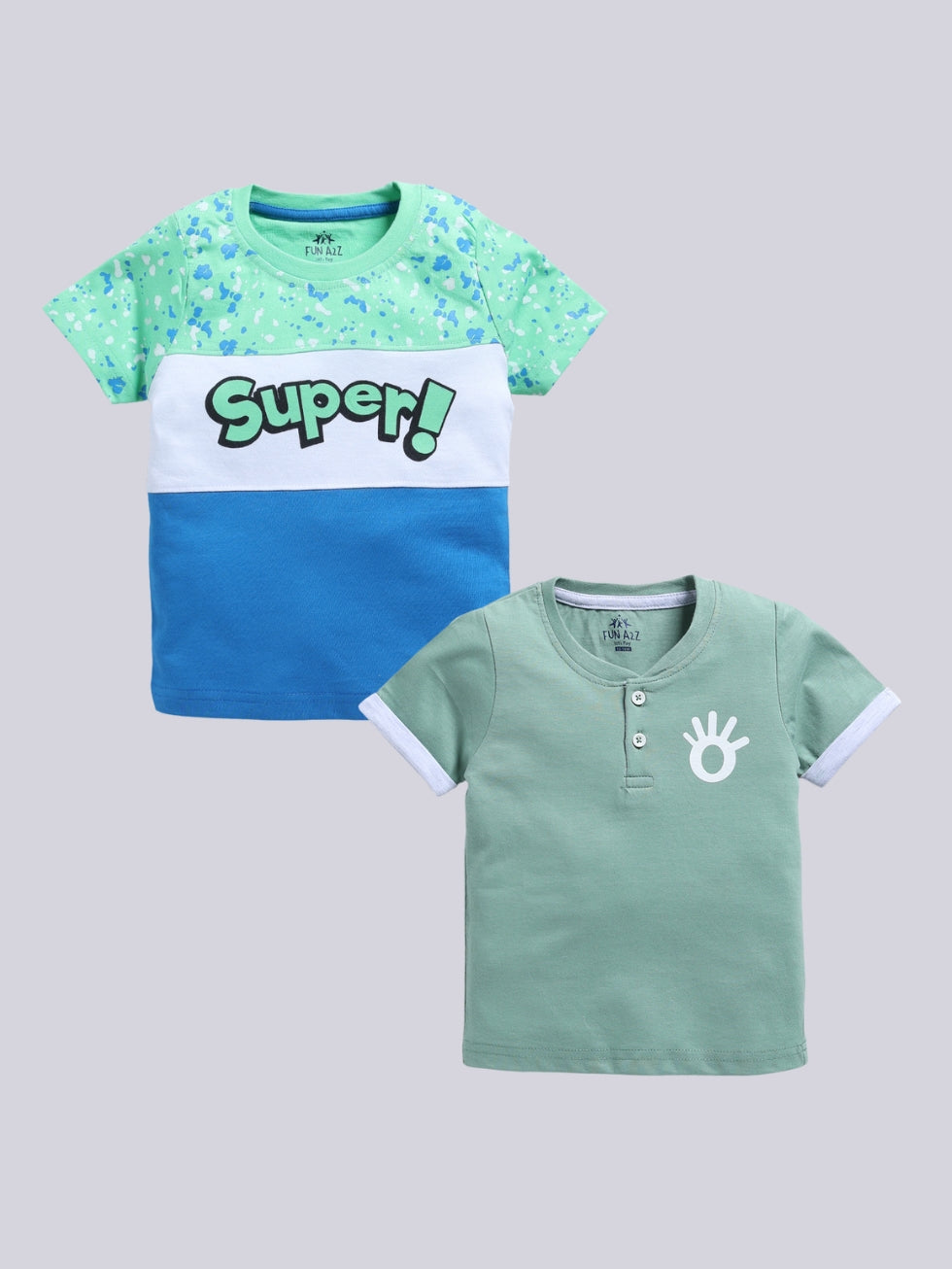 Boy's Fashion T-Shirt 2pc Combo Set