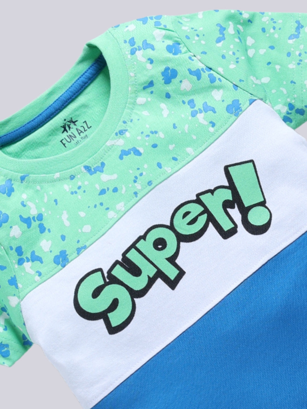 Boy's Fashion T-Shirt 2pc Combo Set