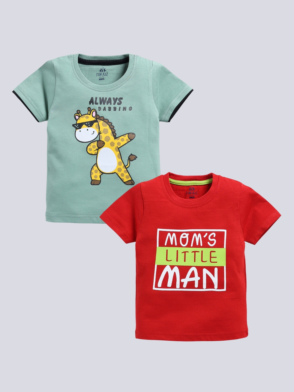 Boy's Basic T-Shirt 2pc Combo Set