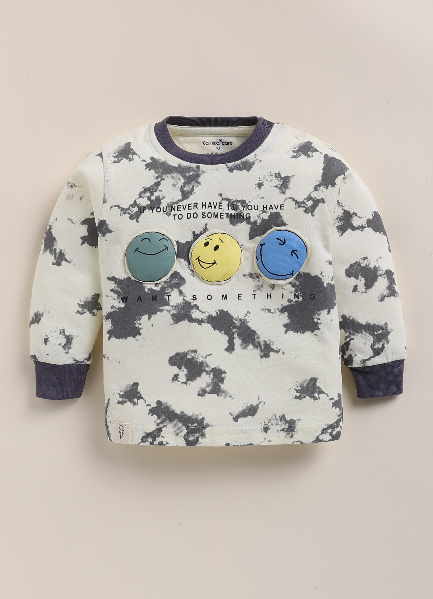 Smiley Face Imoji Knitted Suit Set