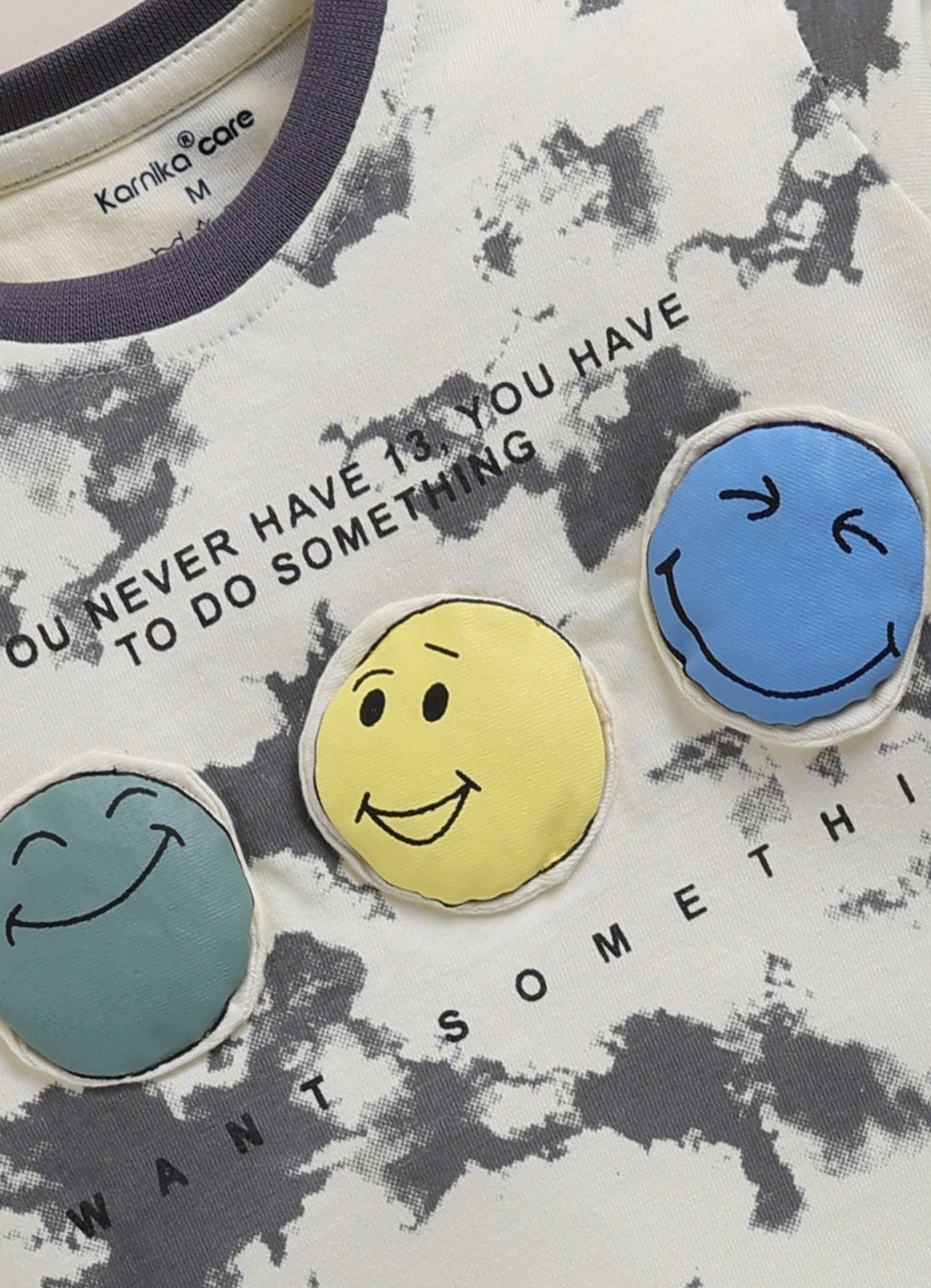 Smiley Face Imoji Knitted Suit Set