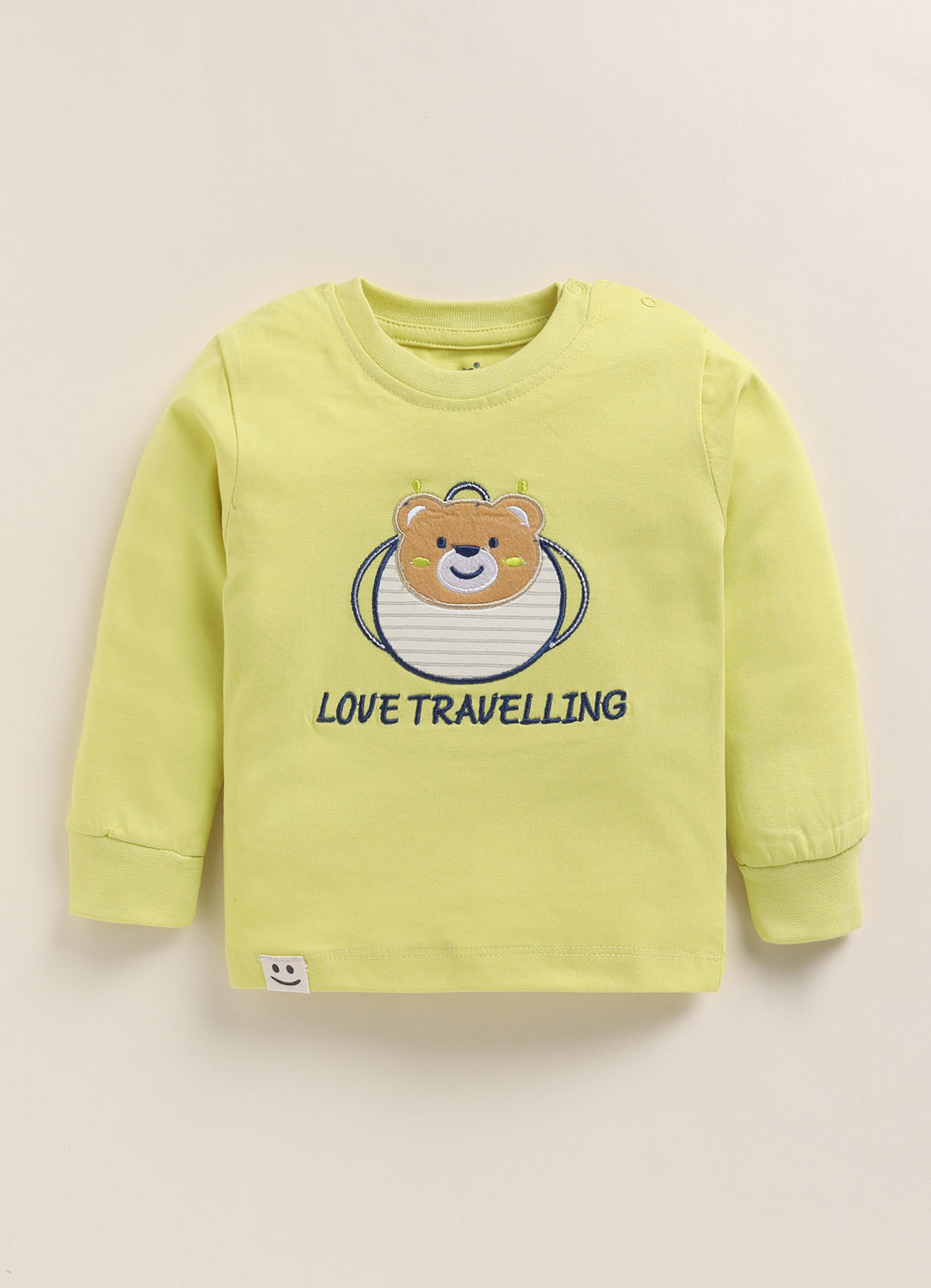 Bear & Love Travelling Print Knitted Suit Set