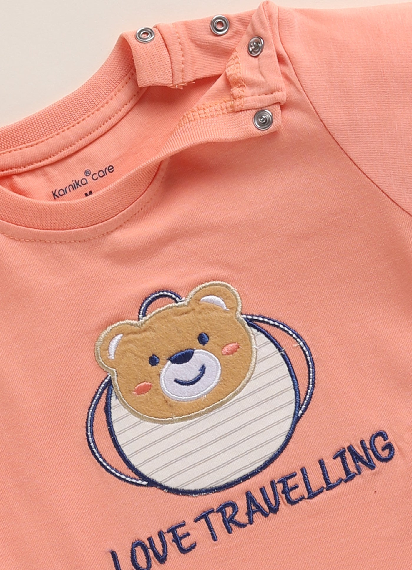 Bear & Love Travelling Print Knitted Suit Set