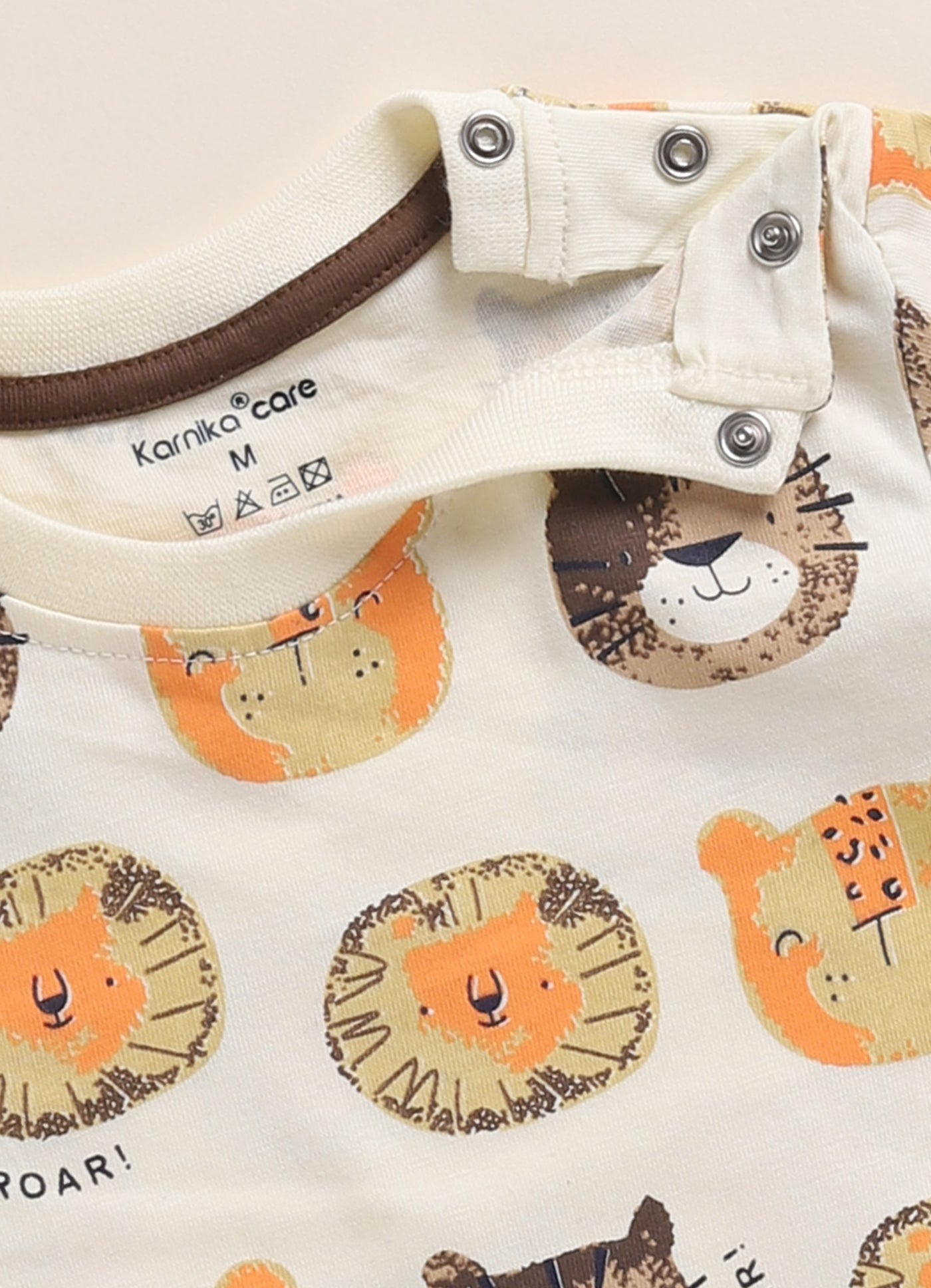 Tiny Bear Print Knitted Suit Set