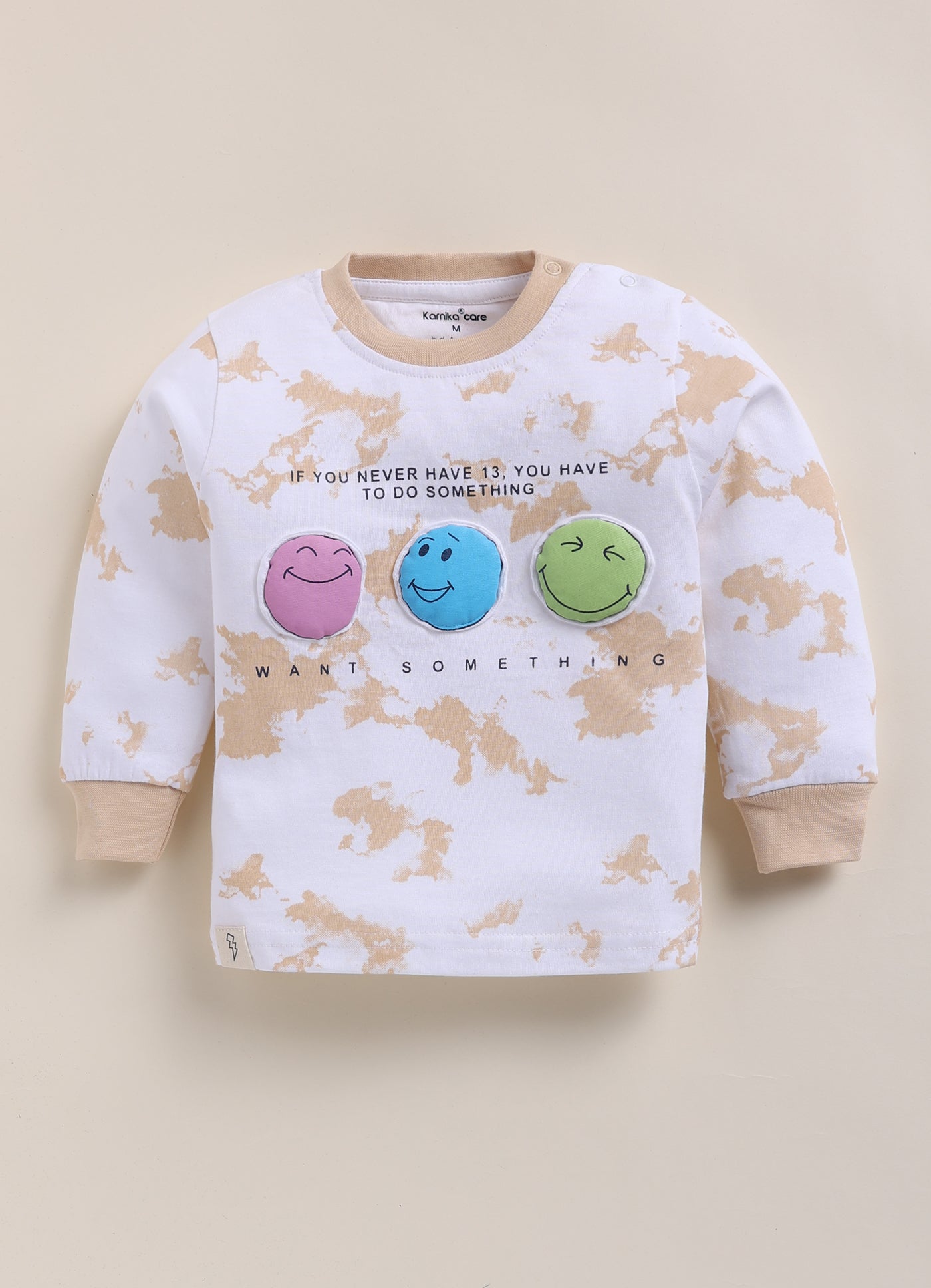 Smiley Face Imoji Knitted Suit Set