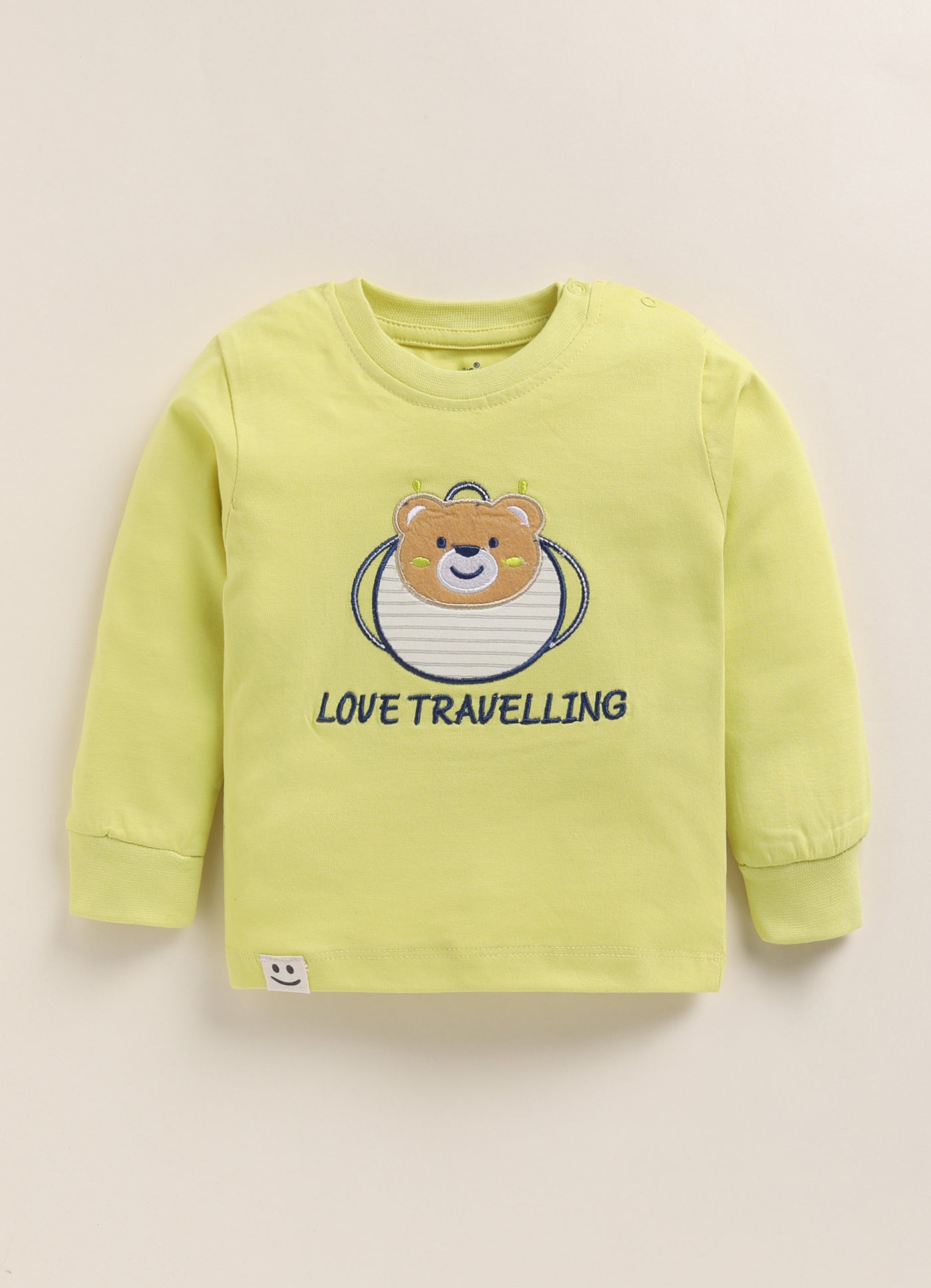 Bear & Love Travelling Print Knitted Suit Set