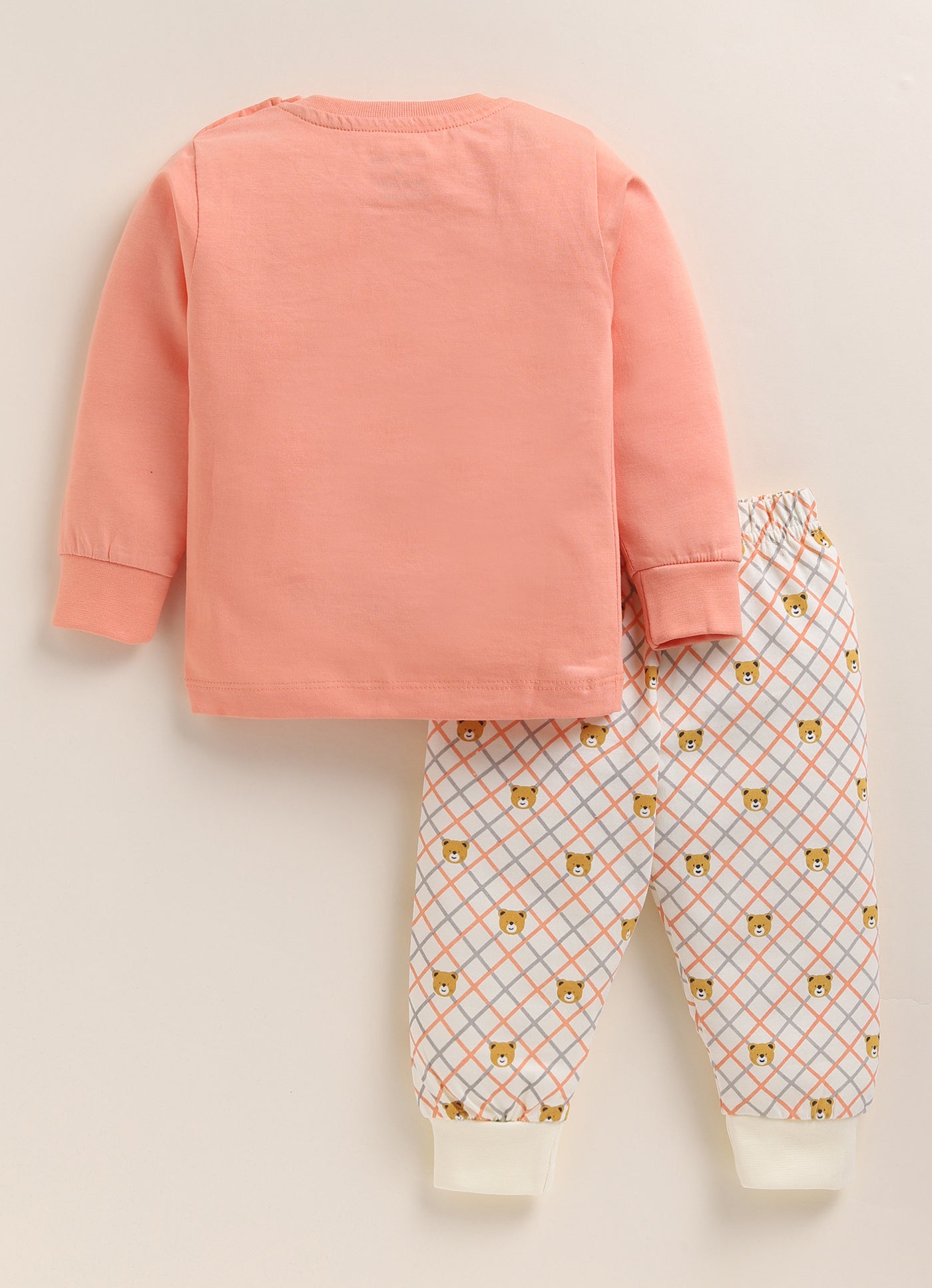 Bear & Love Travelling Print Knitted Suit Set