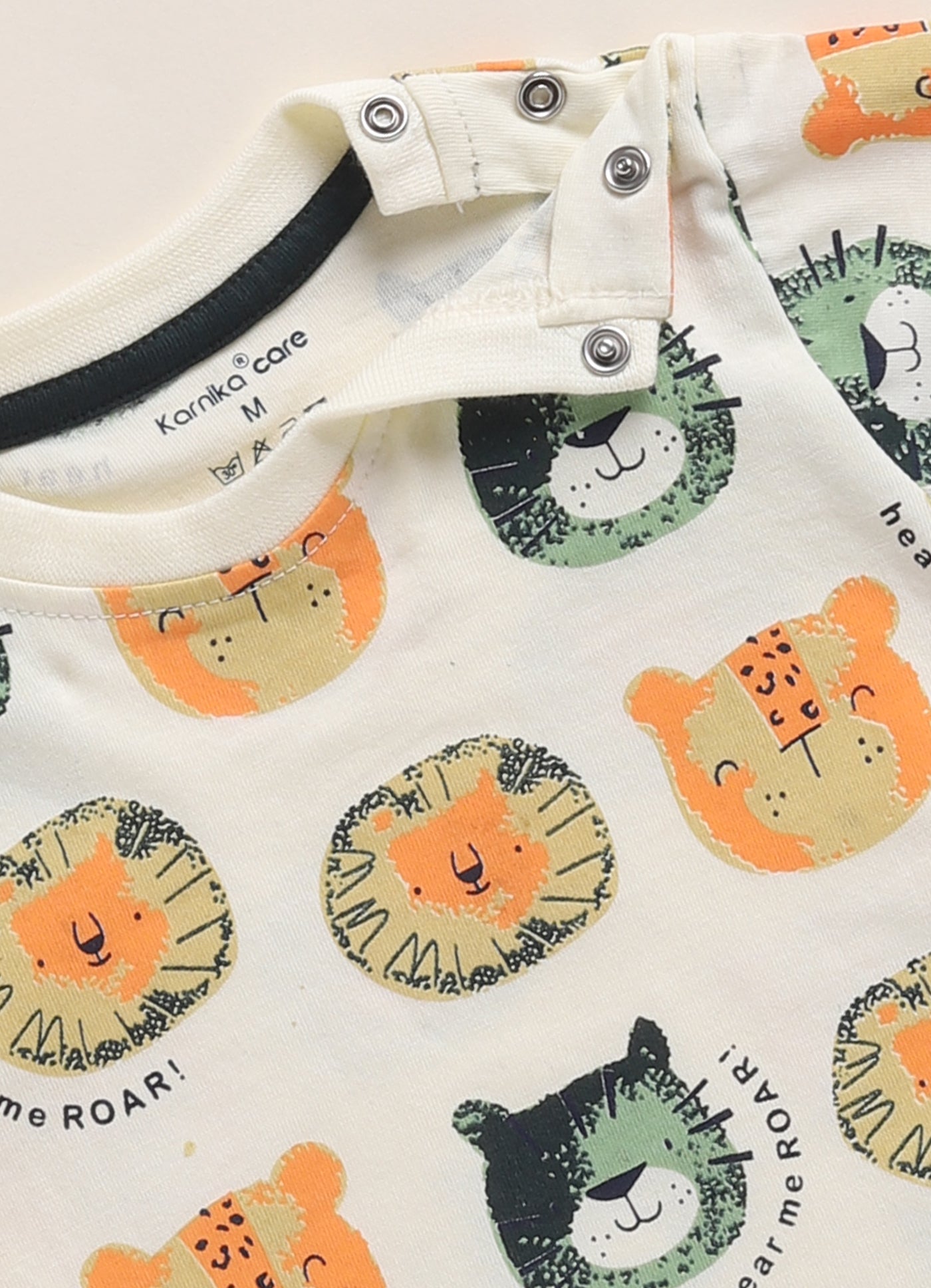 Tiny Bear Print Knitted Suit Set