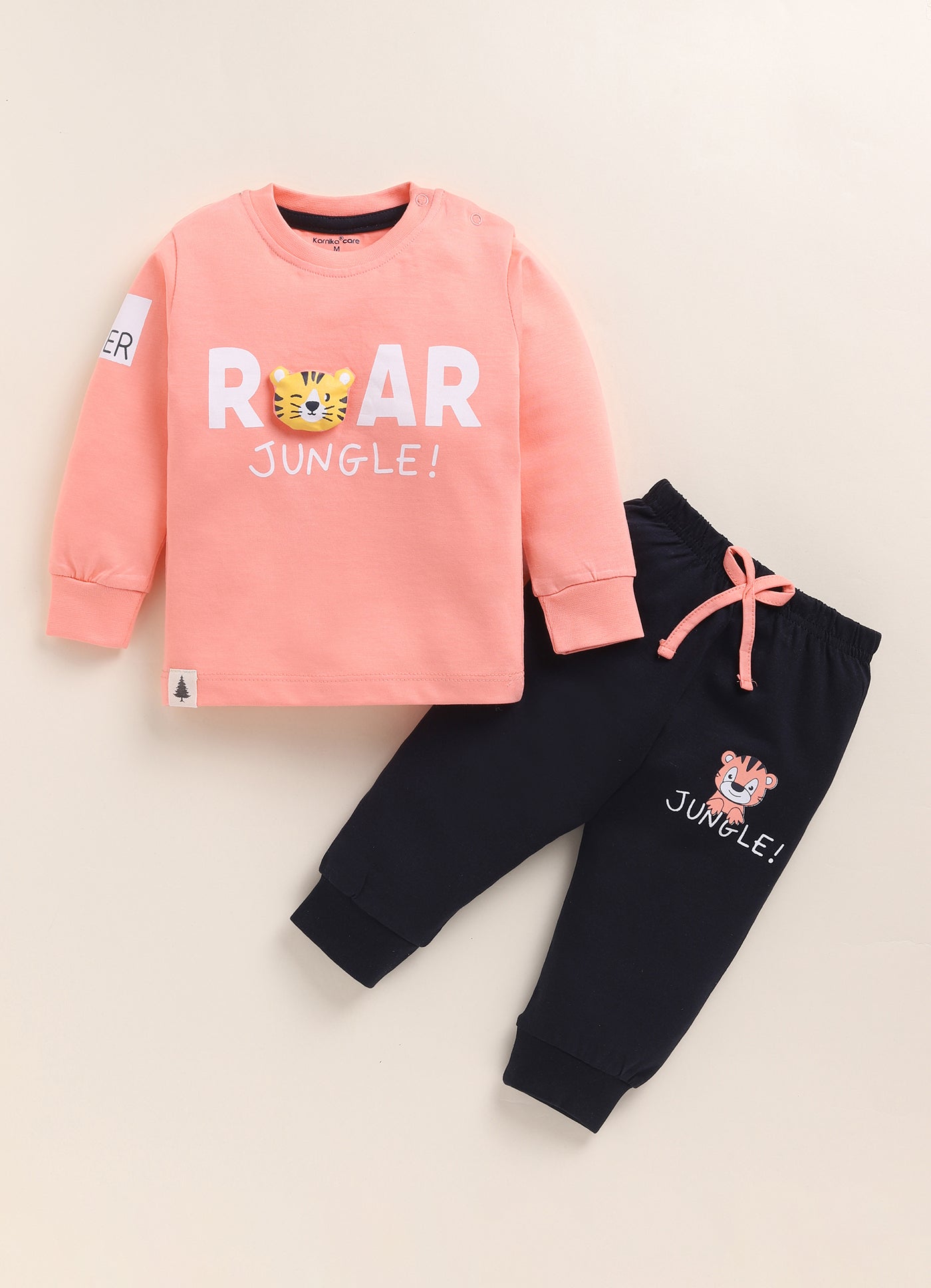 Roar Jungle Print Knitted Suit Set
