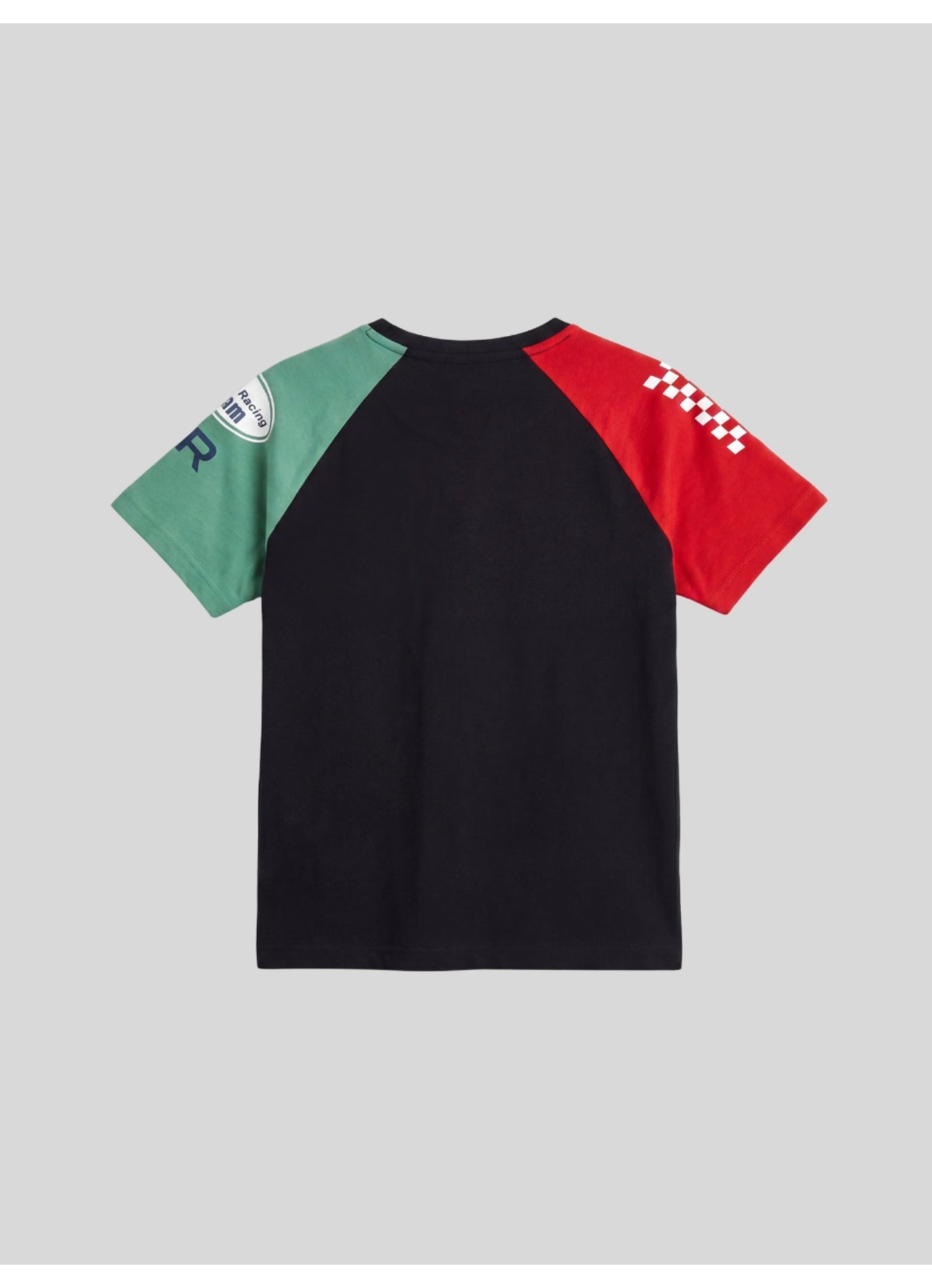 Color-Block "Challenge" Graphic T-Shirt.
