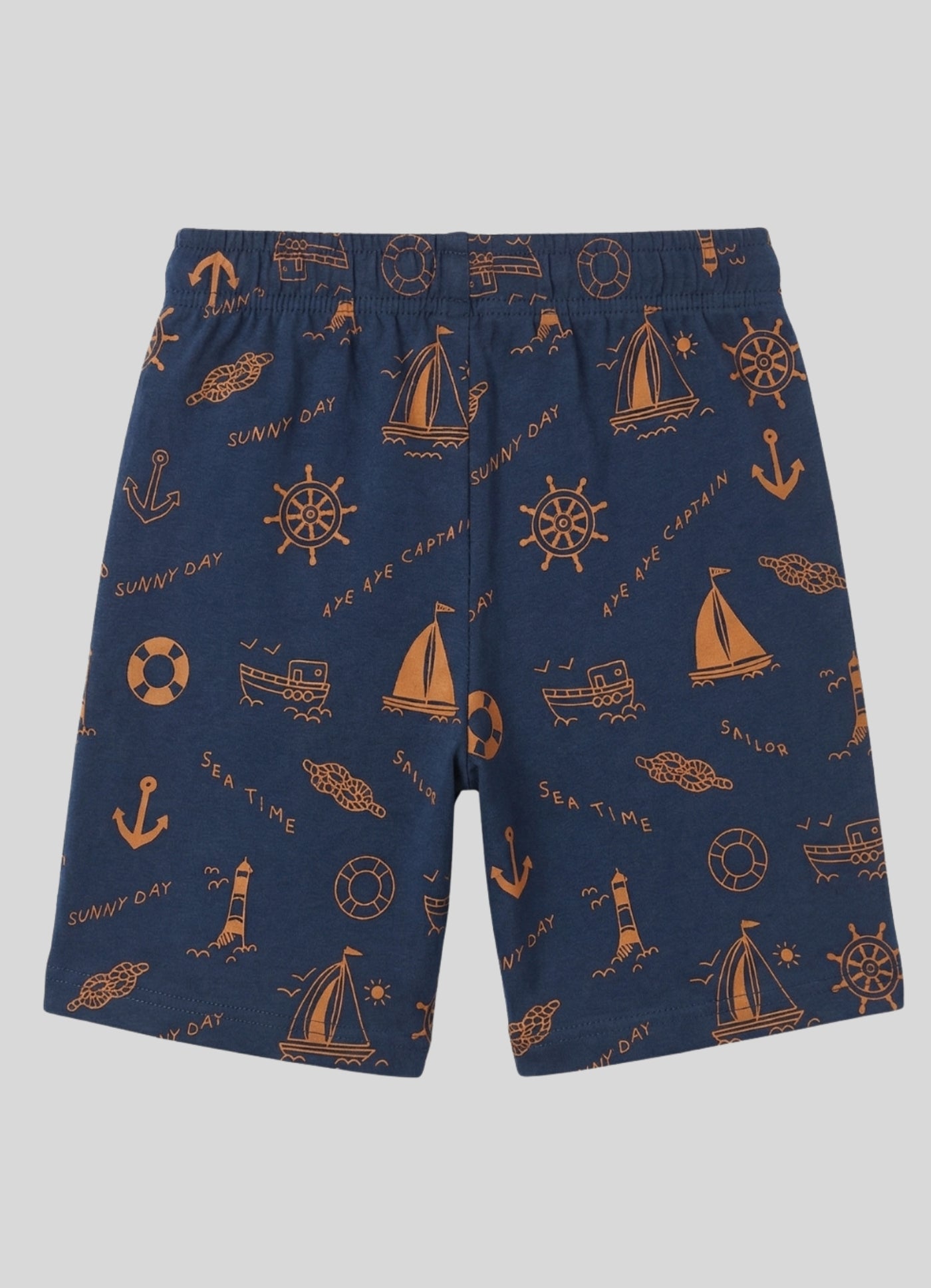 Nautical-Print  Shorts