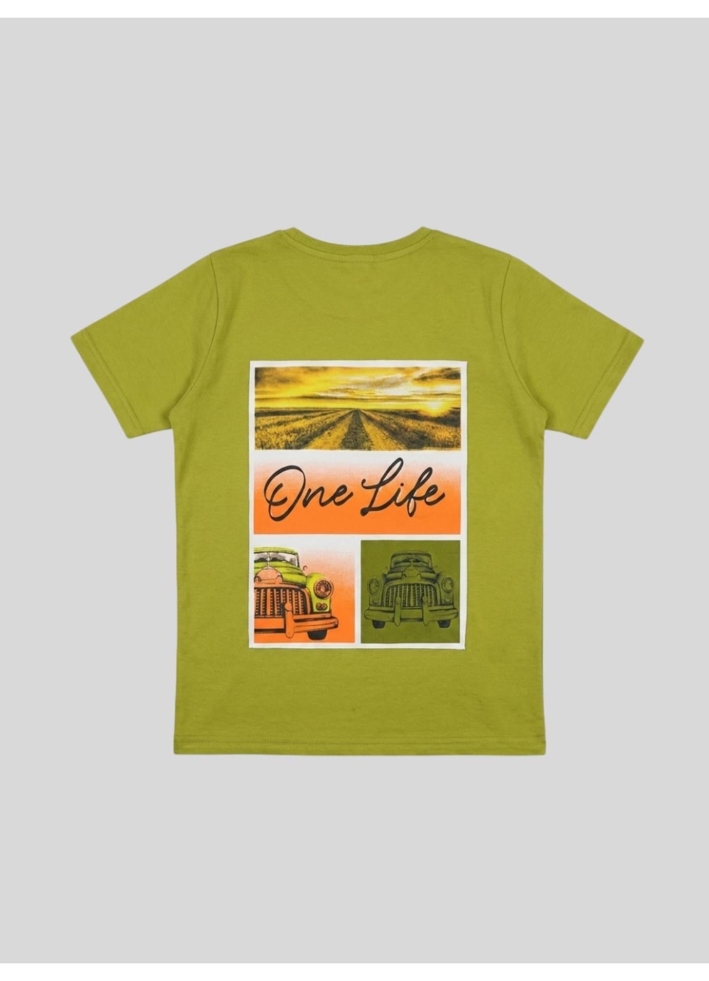Urban-Print Graphic T-Shirt