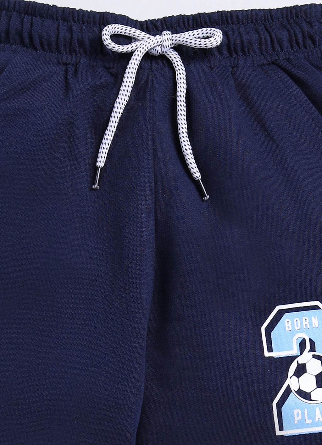 "Born 2 Play" Soccer Side-Stripe Joggers
