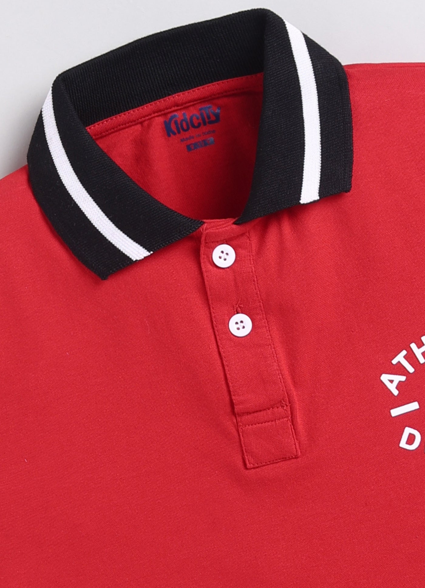 Varsity Athletic Division Colorblock Polo T-Shirt