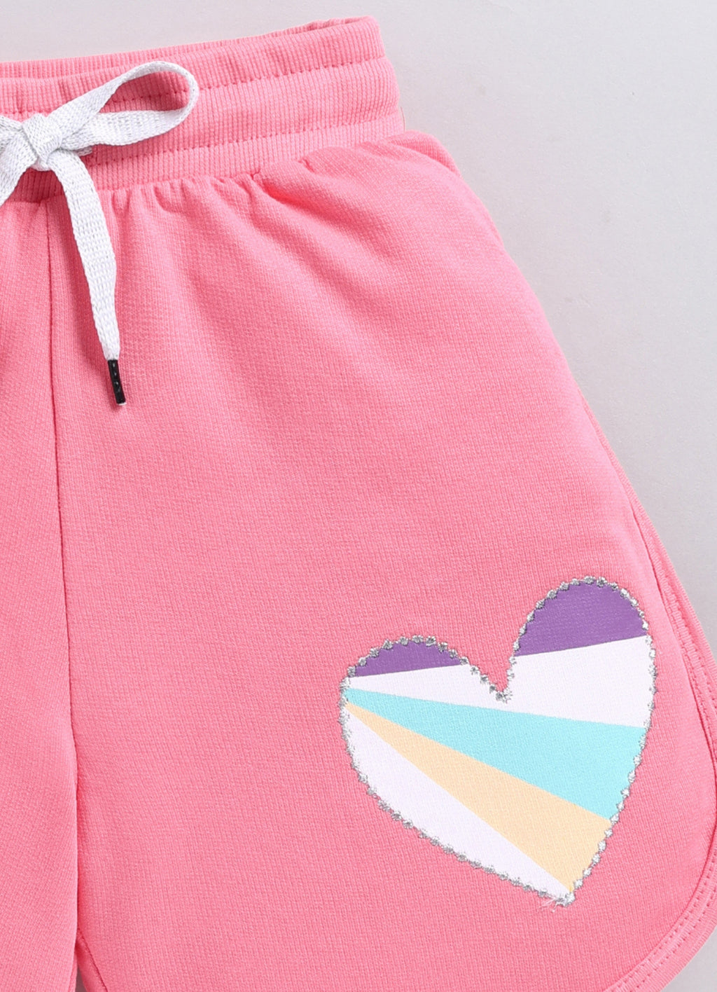 Rainbow Heart Retro Short
