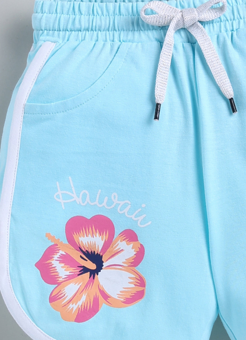 Tropical Hibiscus Hawaii Dolphin Short