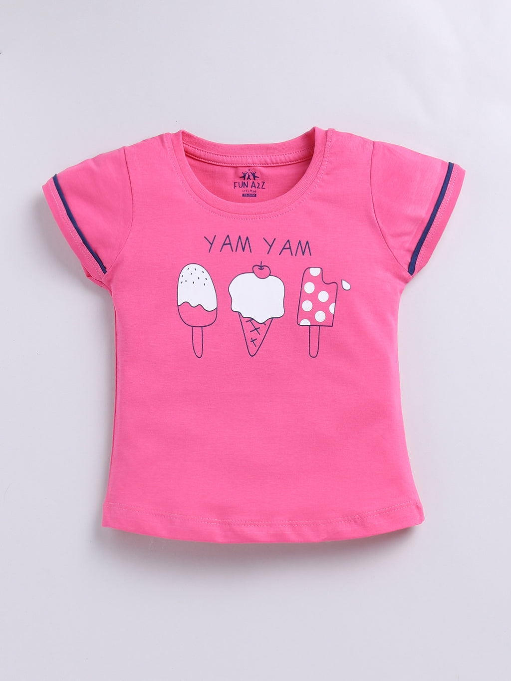 Girls Placement Printed Basic 2pc Combo Set Top