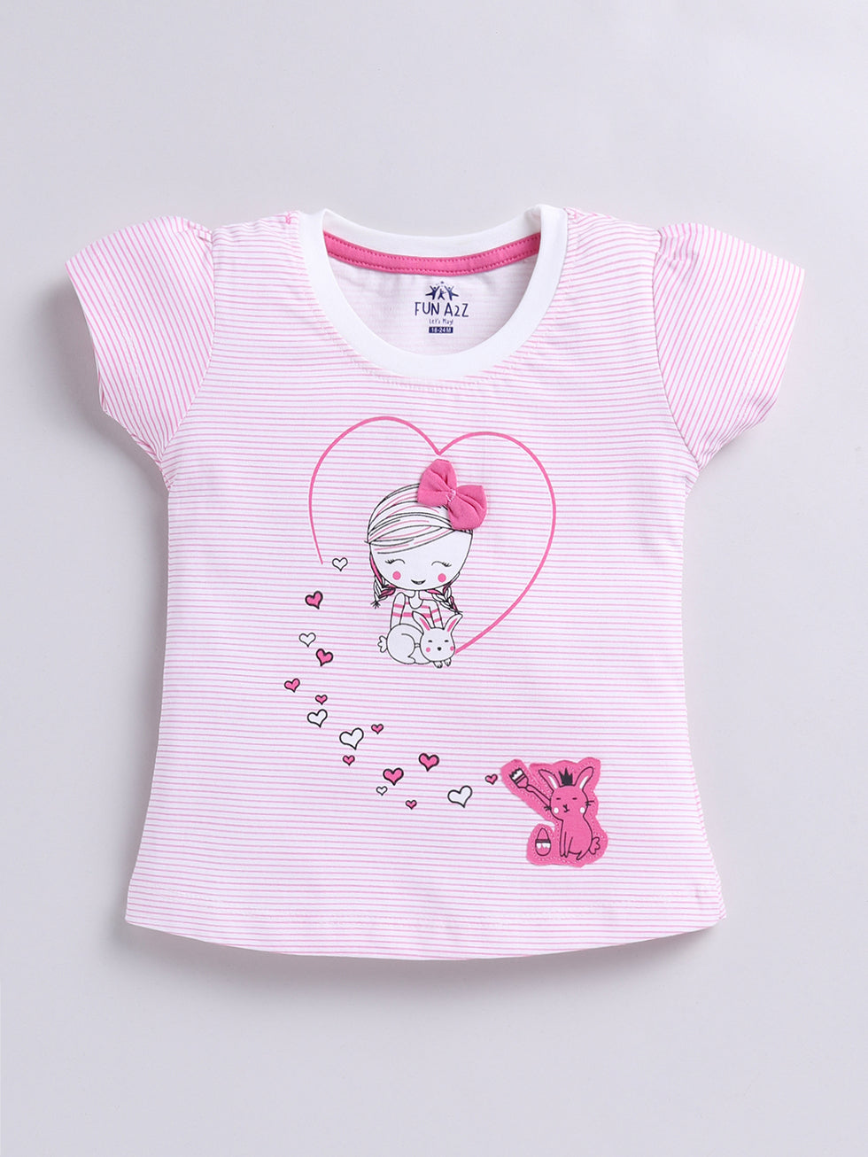 Smiles & Cute Kitty 2 Pc Printed Tops
