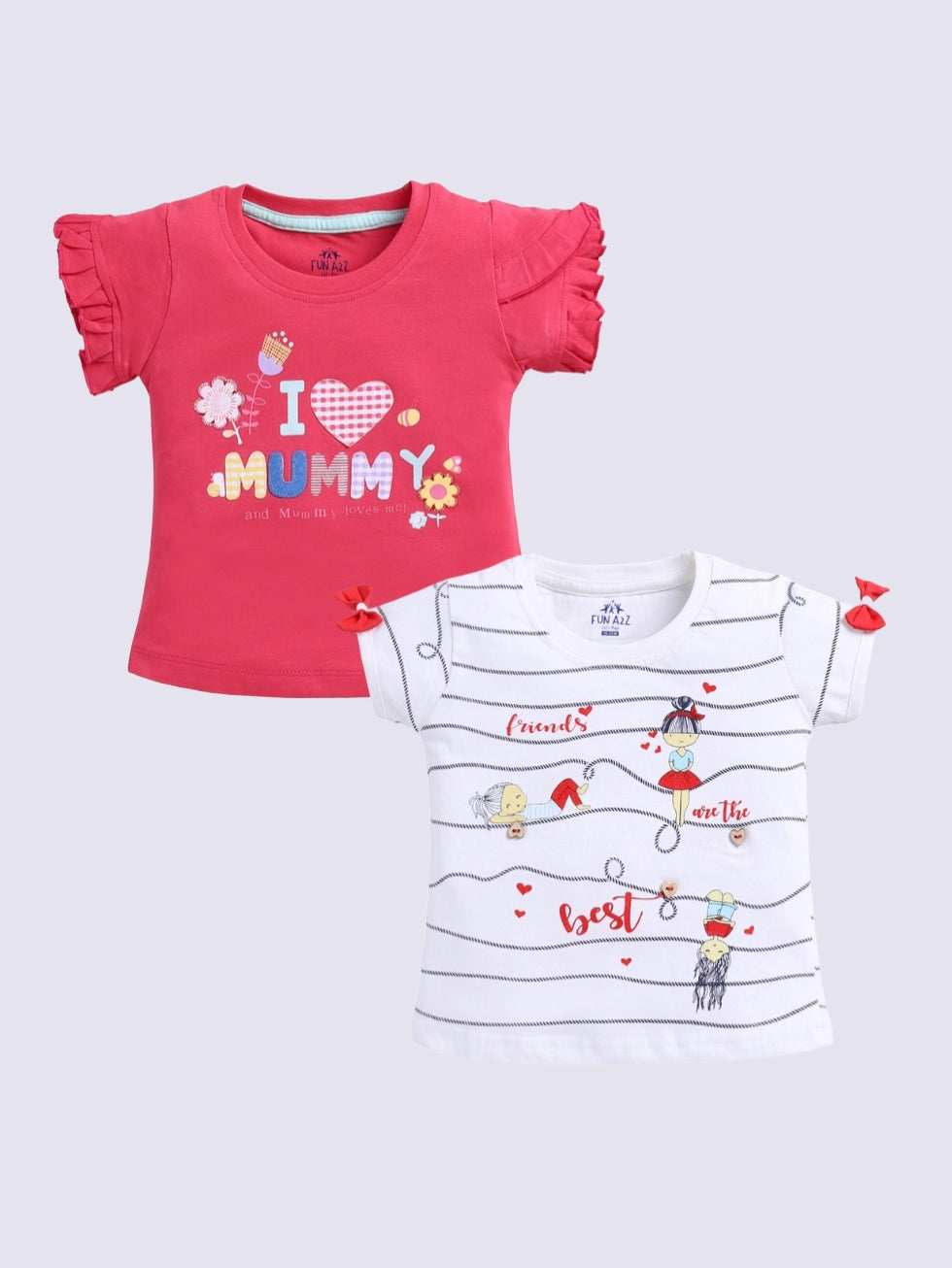 Baby Girls Fasion Top 2pc Combo Set