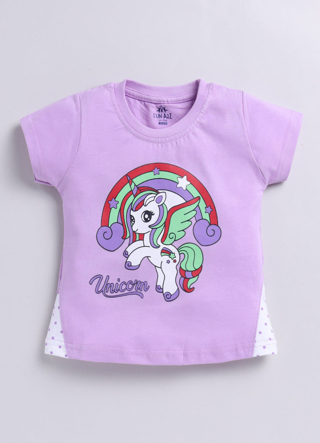 Girls Unicorn Printed Combo Set