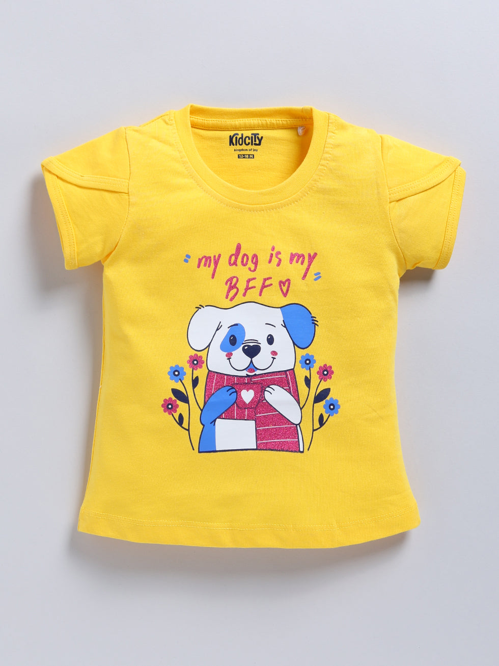 Owl & Dog BFF 2 Pc Printed Tops