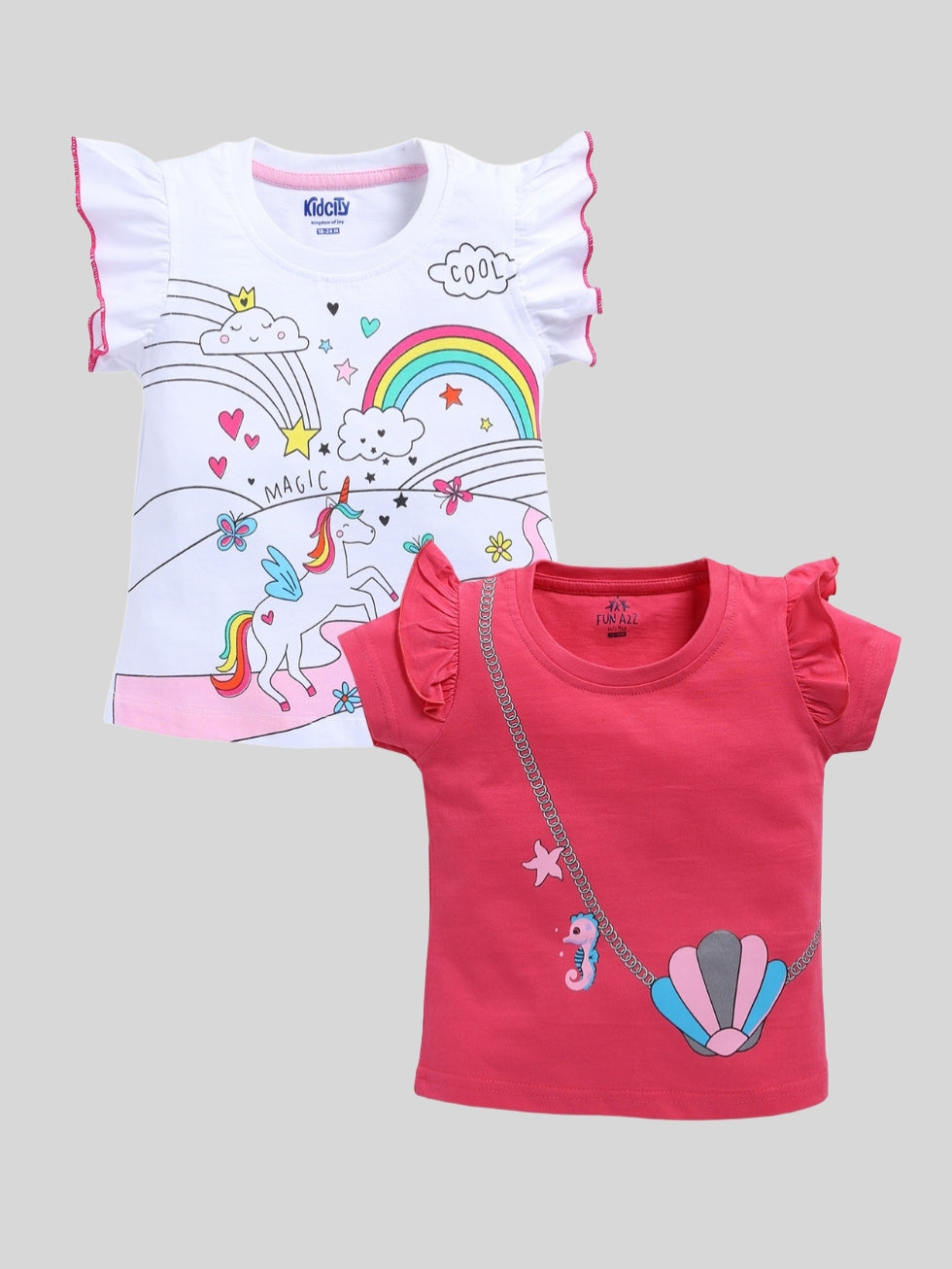 Girls Fasion Top 2pc Combo Set