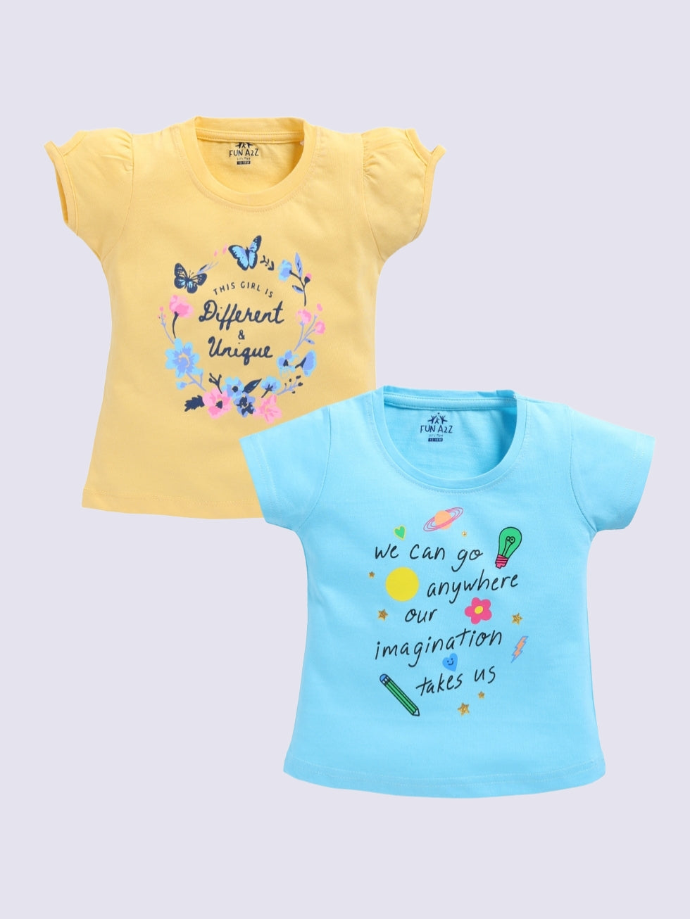 Baby Girls Basic Top Combo Set 2pc Tops