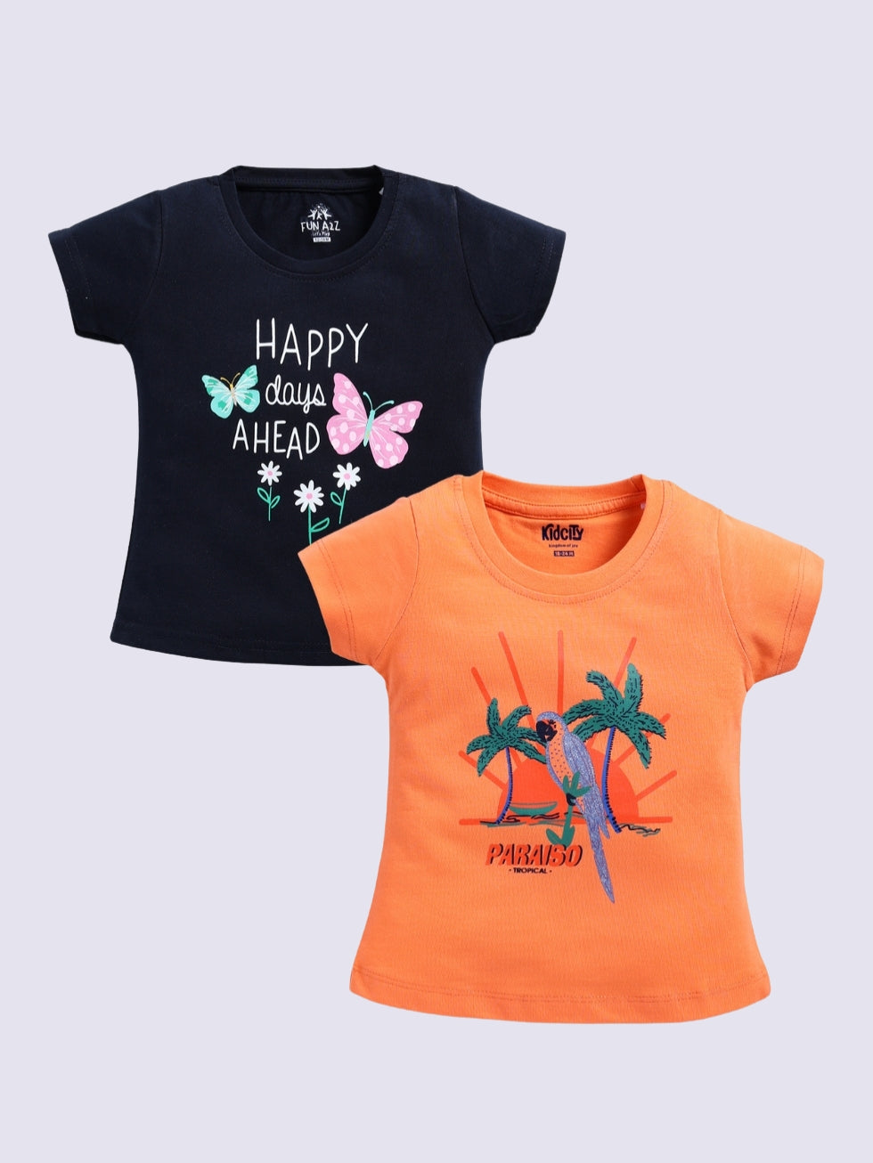 Girls Basic Top 2pc Combo Set