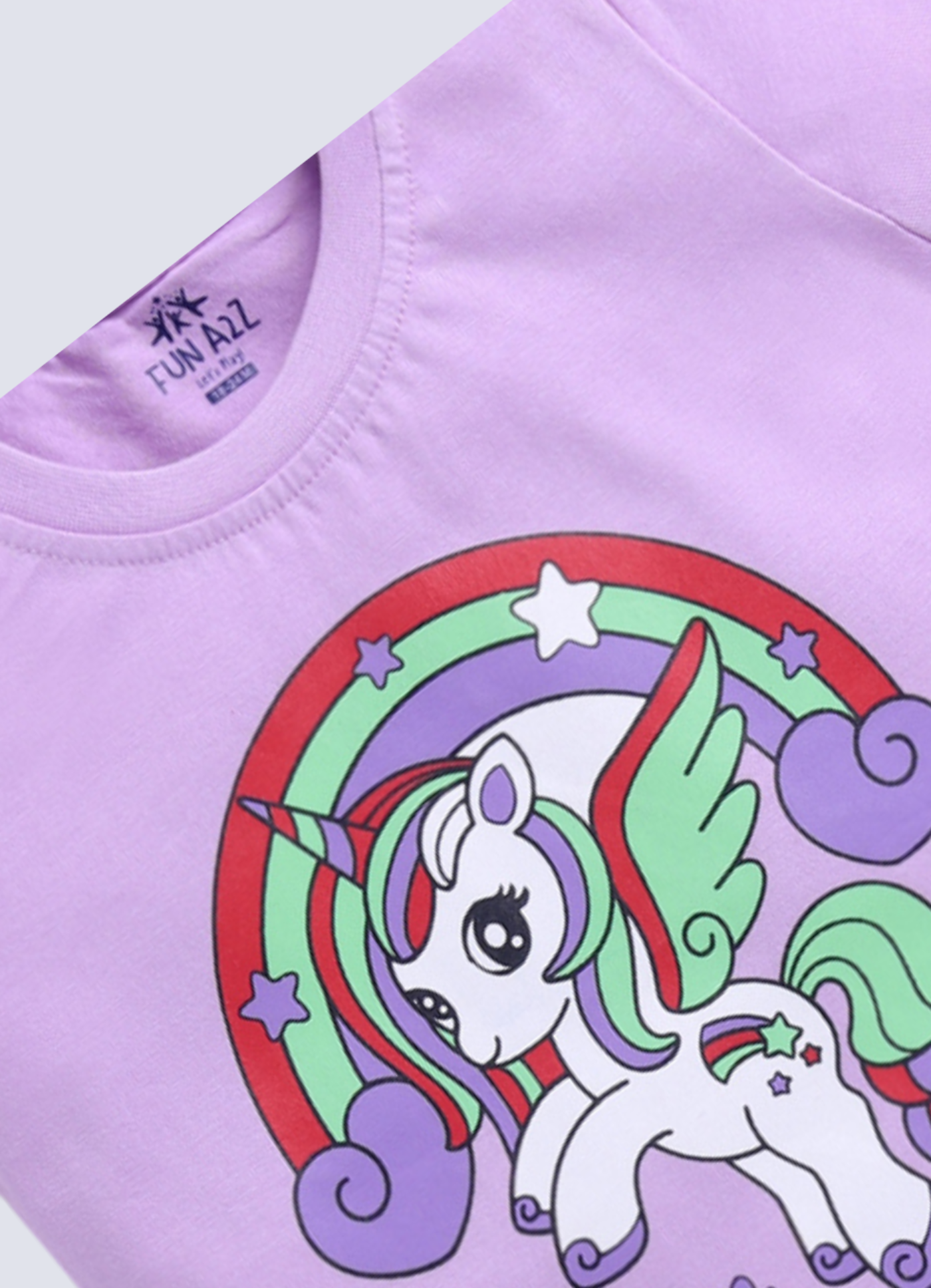 Girls Unicorn Printed Combo Set