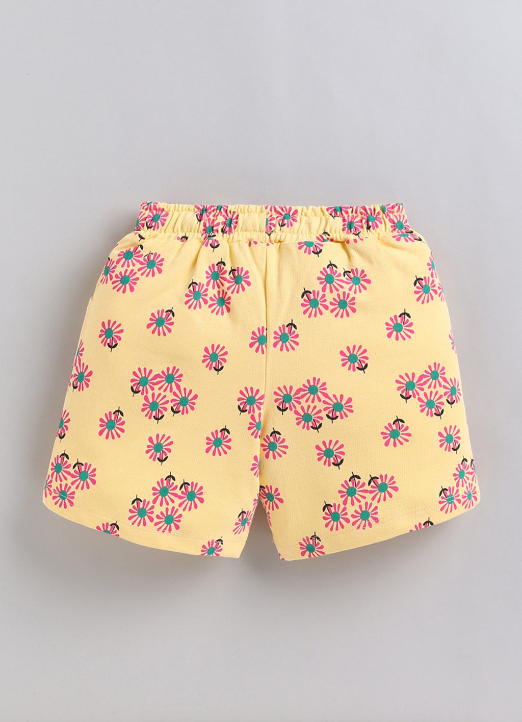 Sunshine Daisy Field Drawstring Short