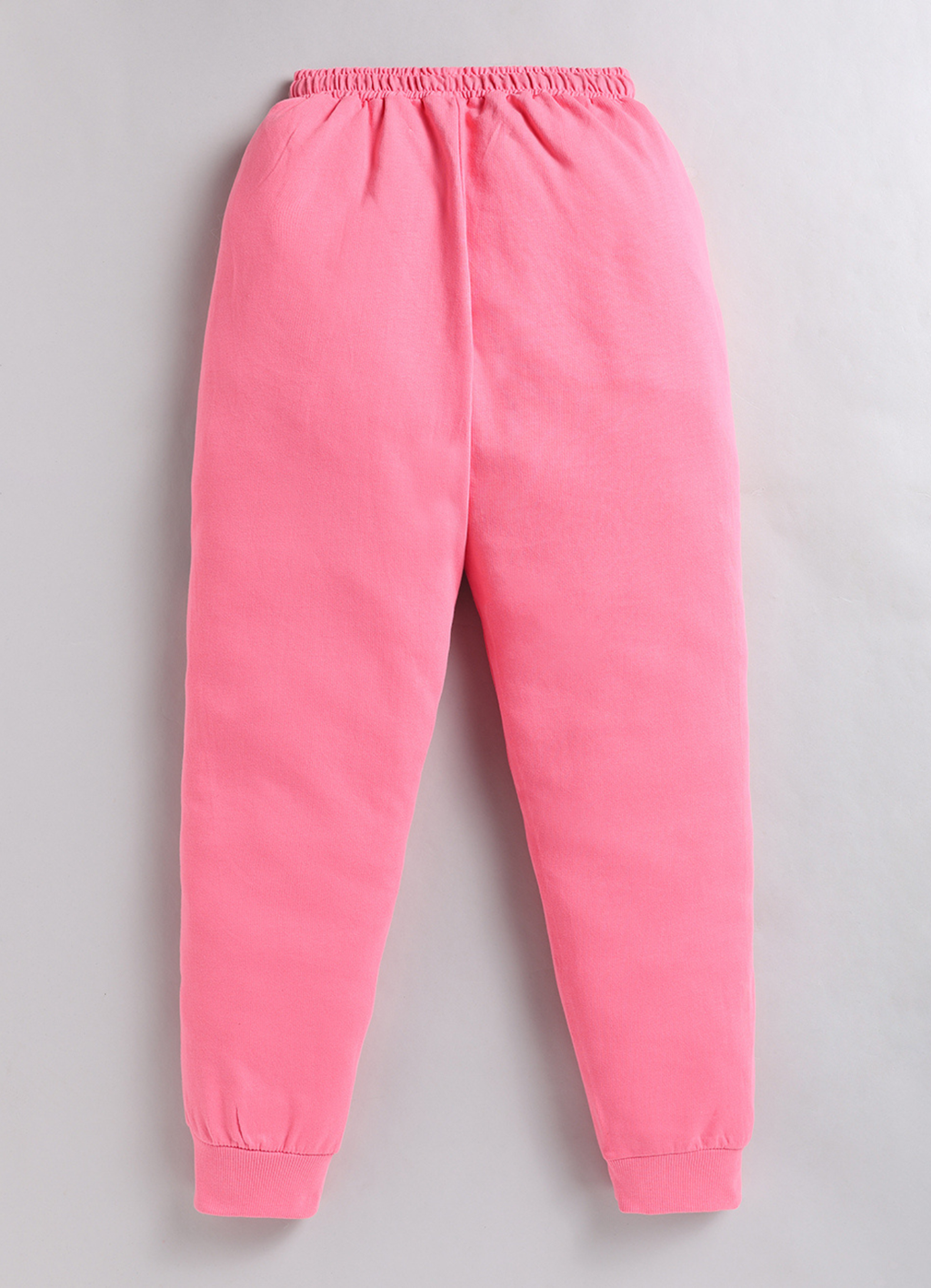 Candy Pink Quad-Stripe Joggers