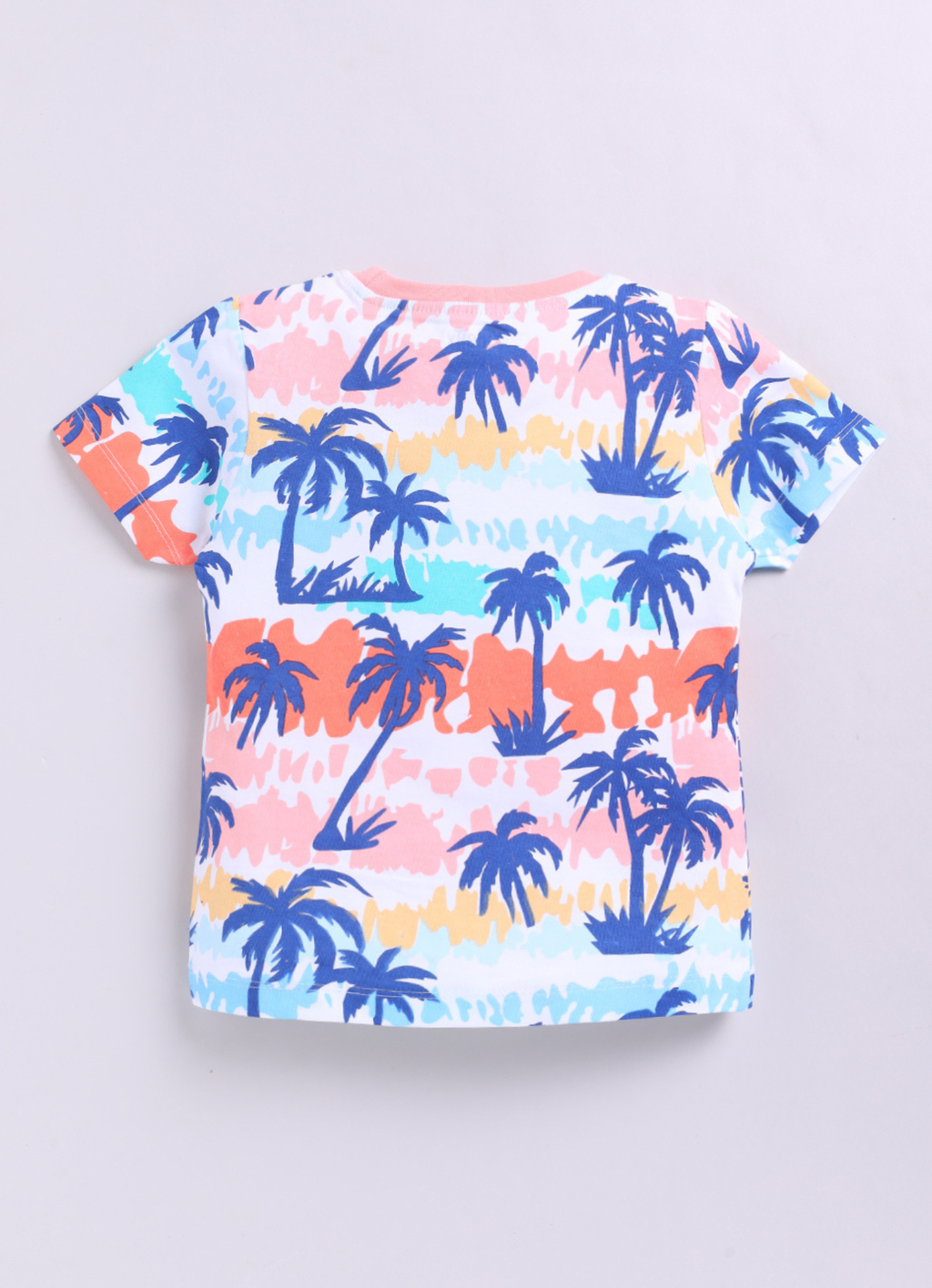Summer Vibes Palm Tree Pattern T-Shirts