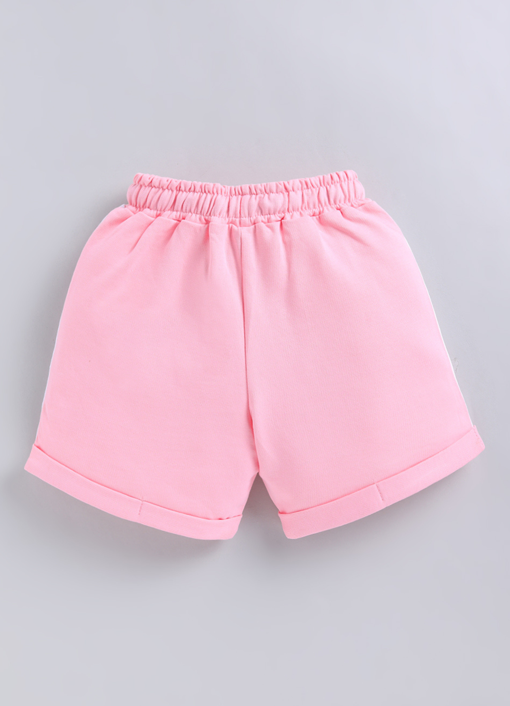 "BE FUN" Side-Stripe Play Shorts