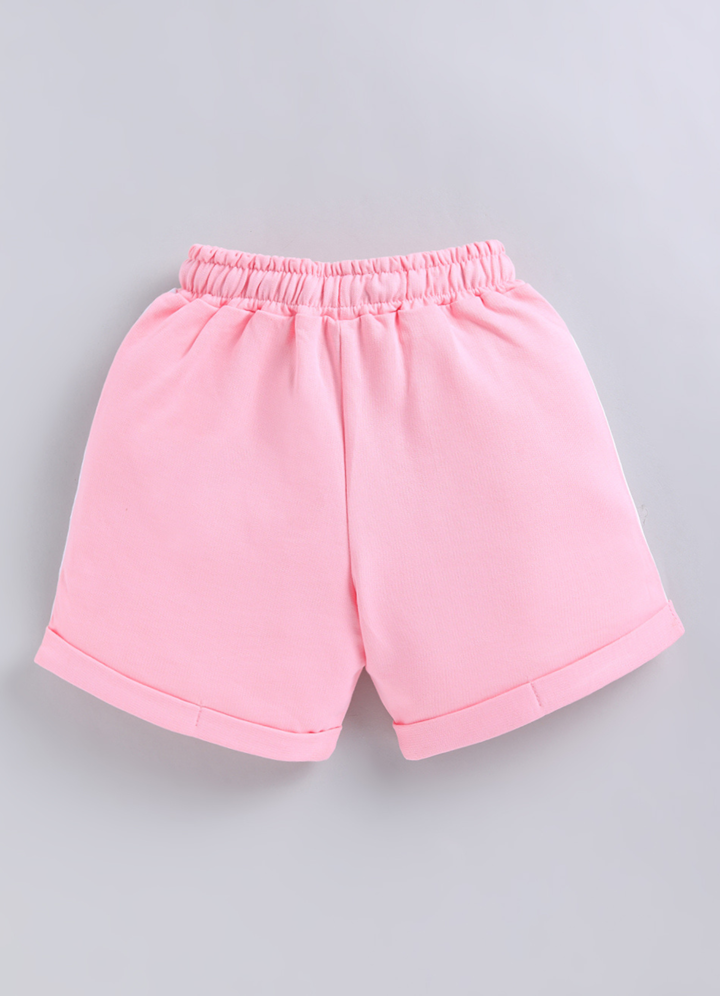 "BE FUN" Side-Stripe Play Shorts