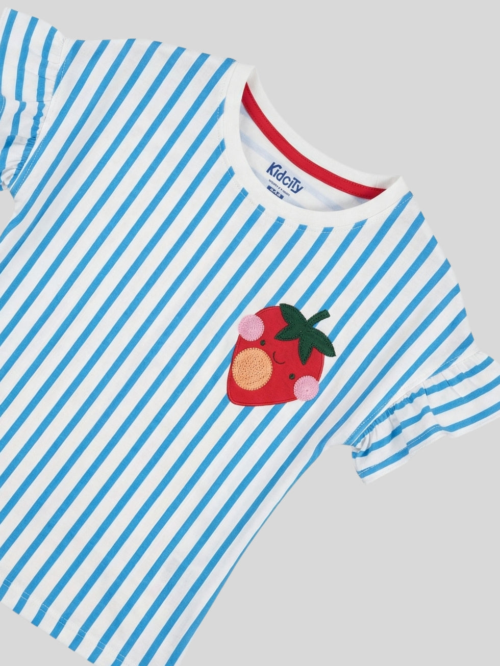 Nautical Stripe Strawberry Patch Top.