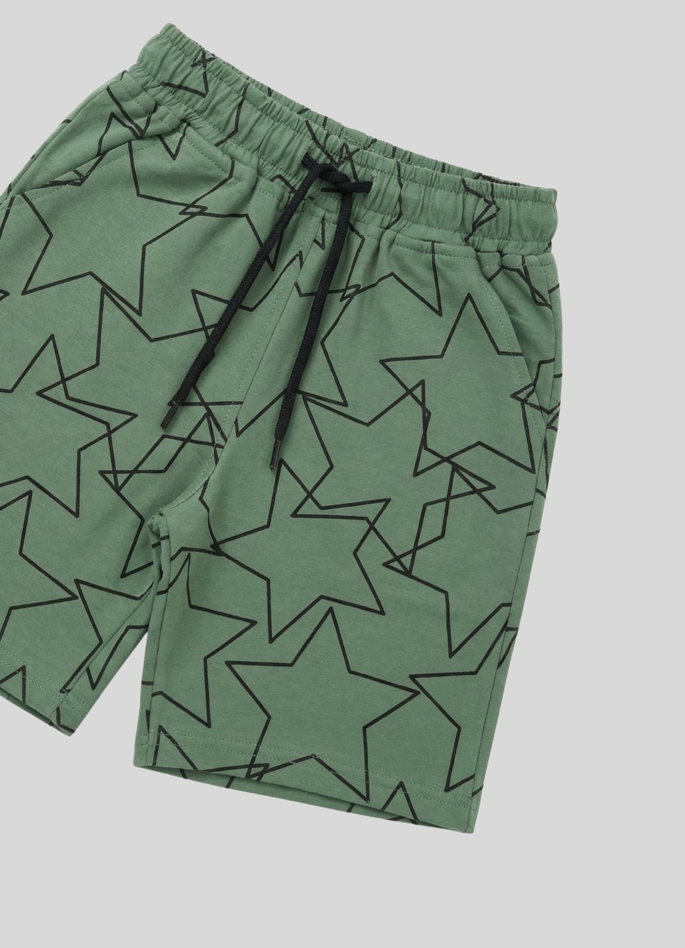 Over Star Print Shorts