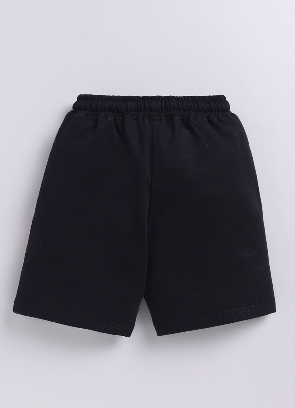 Sporty Colorblock Short with Number Applique