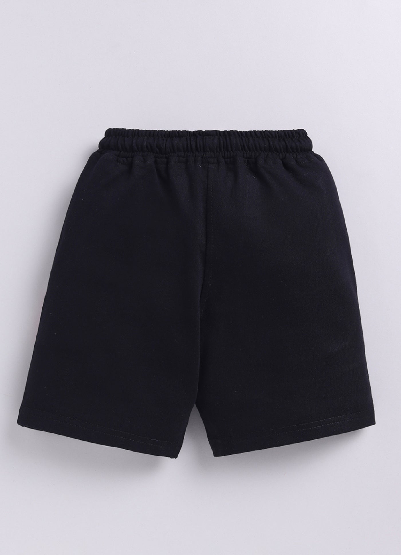 Sporty Colorblock Short with Number Applique