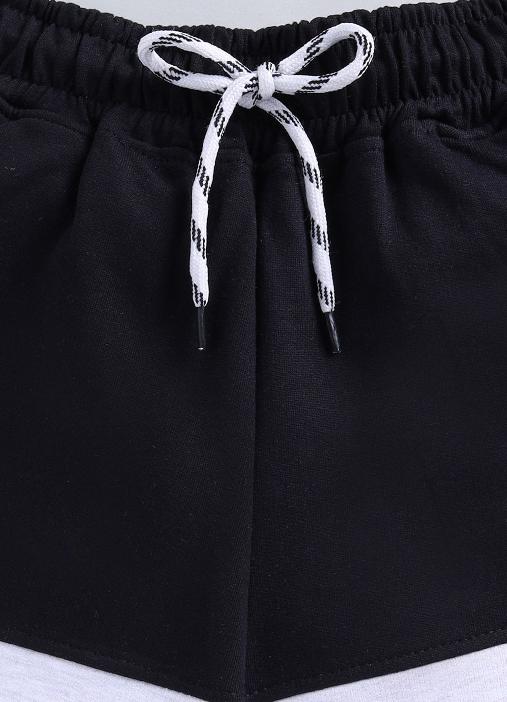 Monochrome "RUN" Colorblock Play Shorts