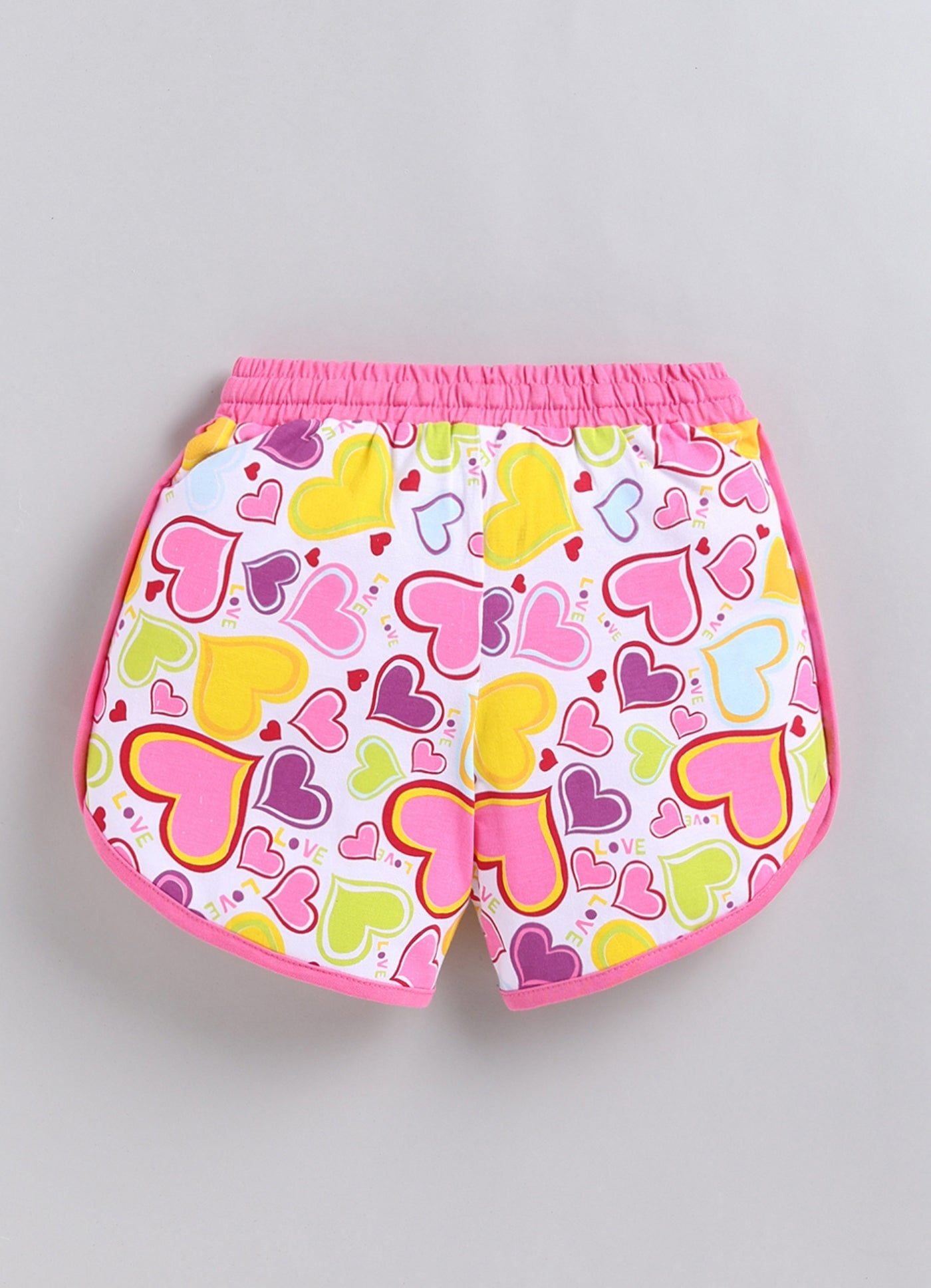 Cute flower printed short